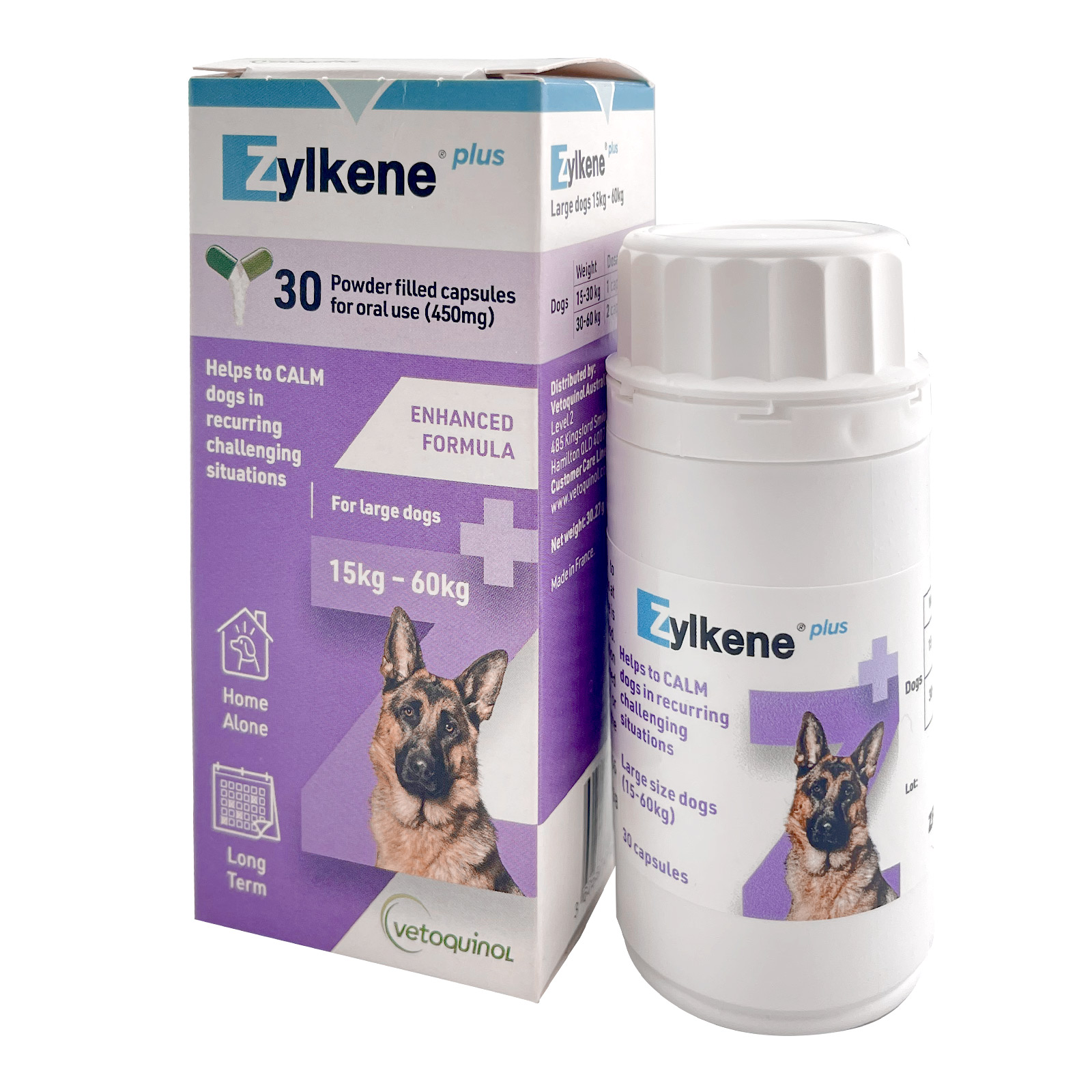 Zylkene Plus Enhanced Formula Calming Nutritional Supplement For Large