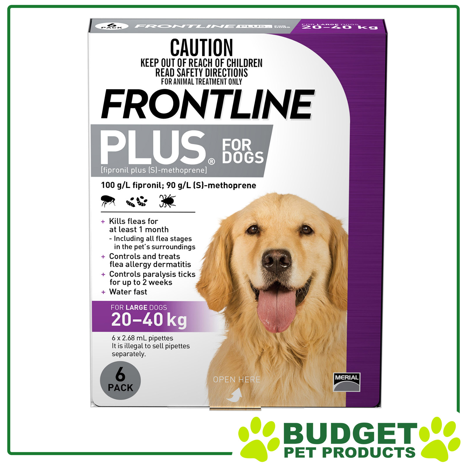 Frontline plus for dogs extra hot sale large dog