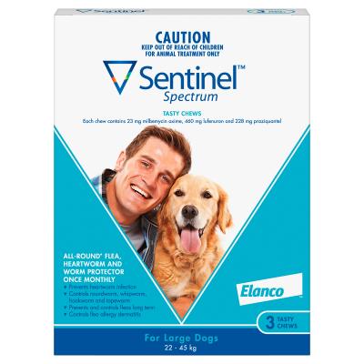 Sentinel spectrum small sales dogs