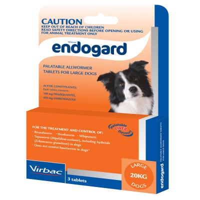 Endogard All Wormer Large 3 Tabs