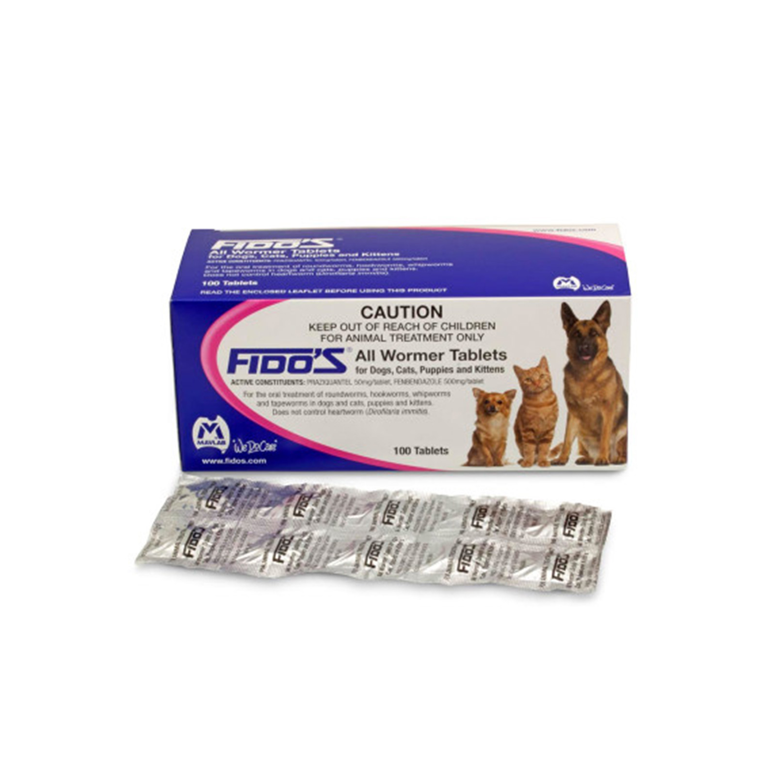 Cat and dog top worming tablets