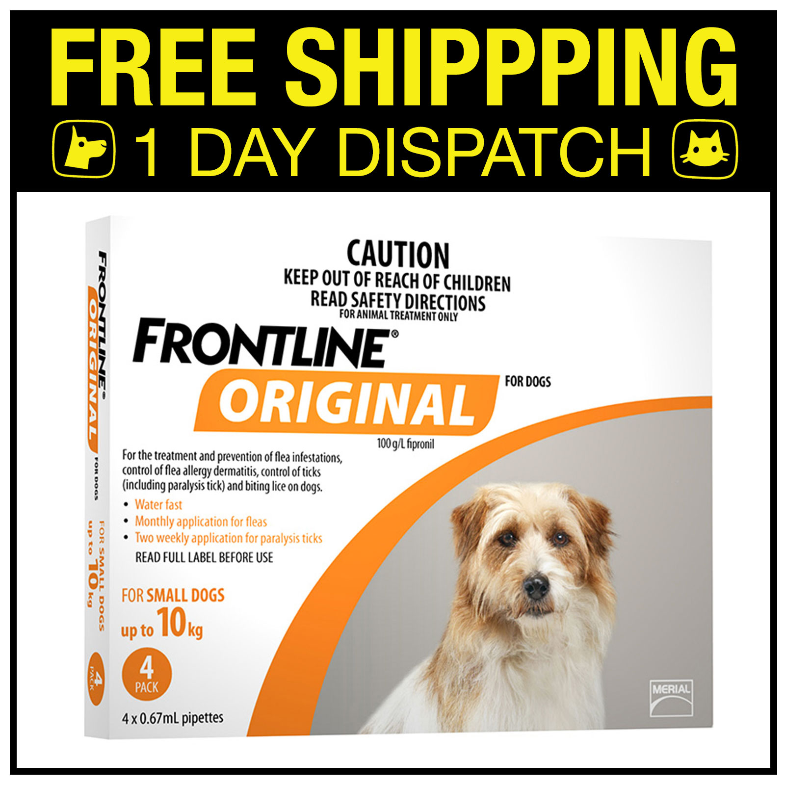 Frontline original for dogs hotsell