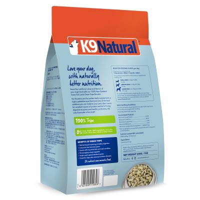 K9 Natural Booster Lamb Green Tripe Freeze Dried Meat Digestive