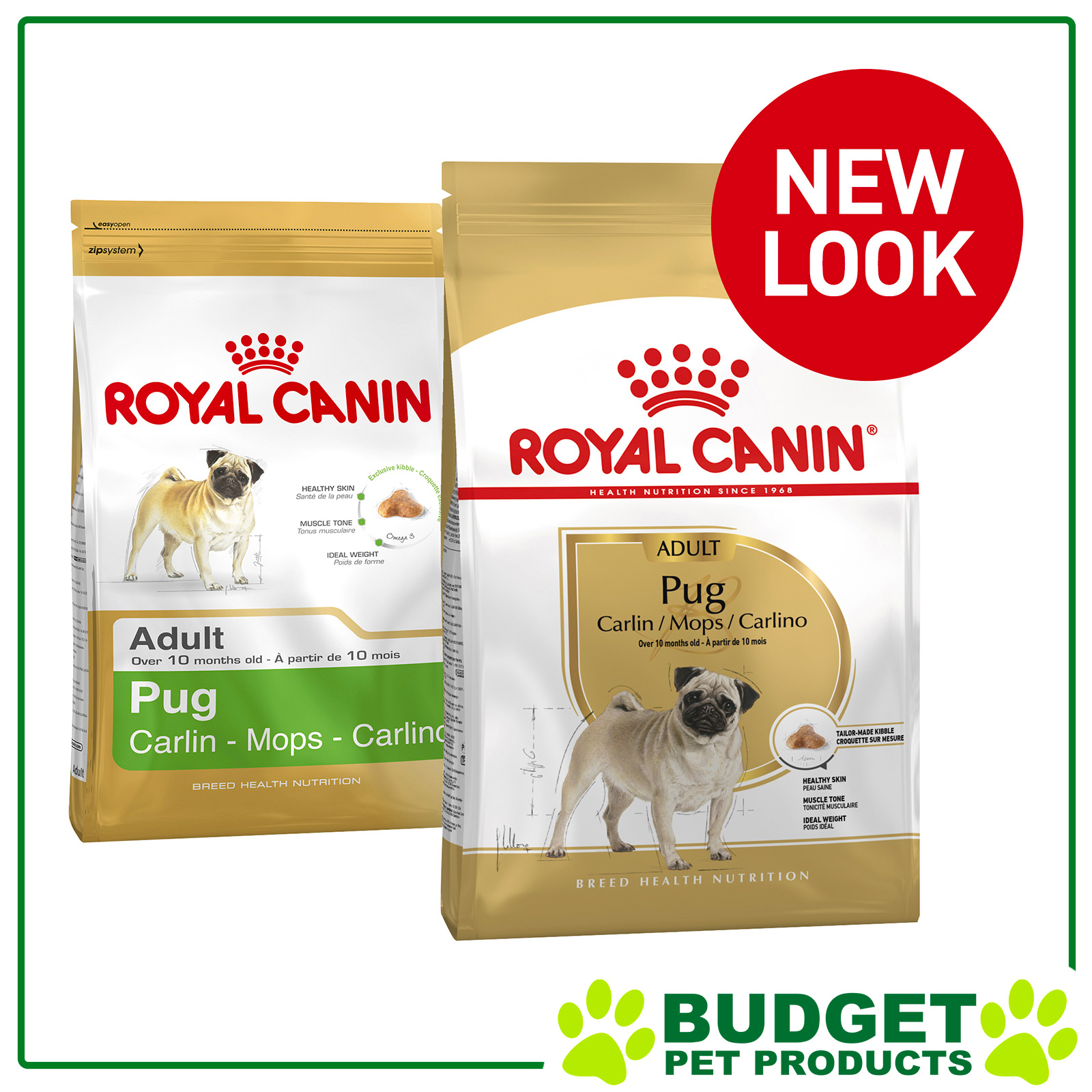 Pug royal canin clearance food