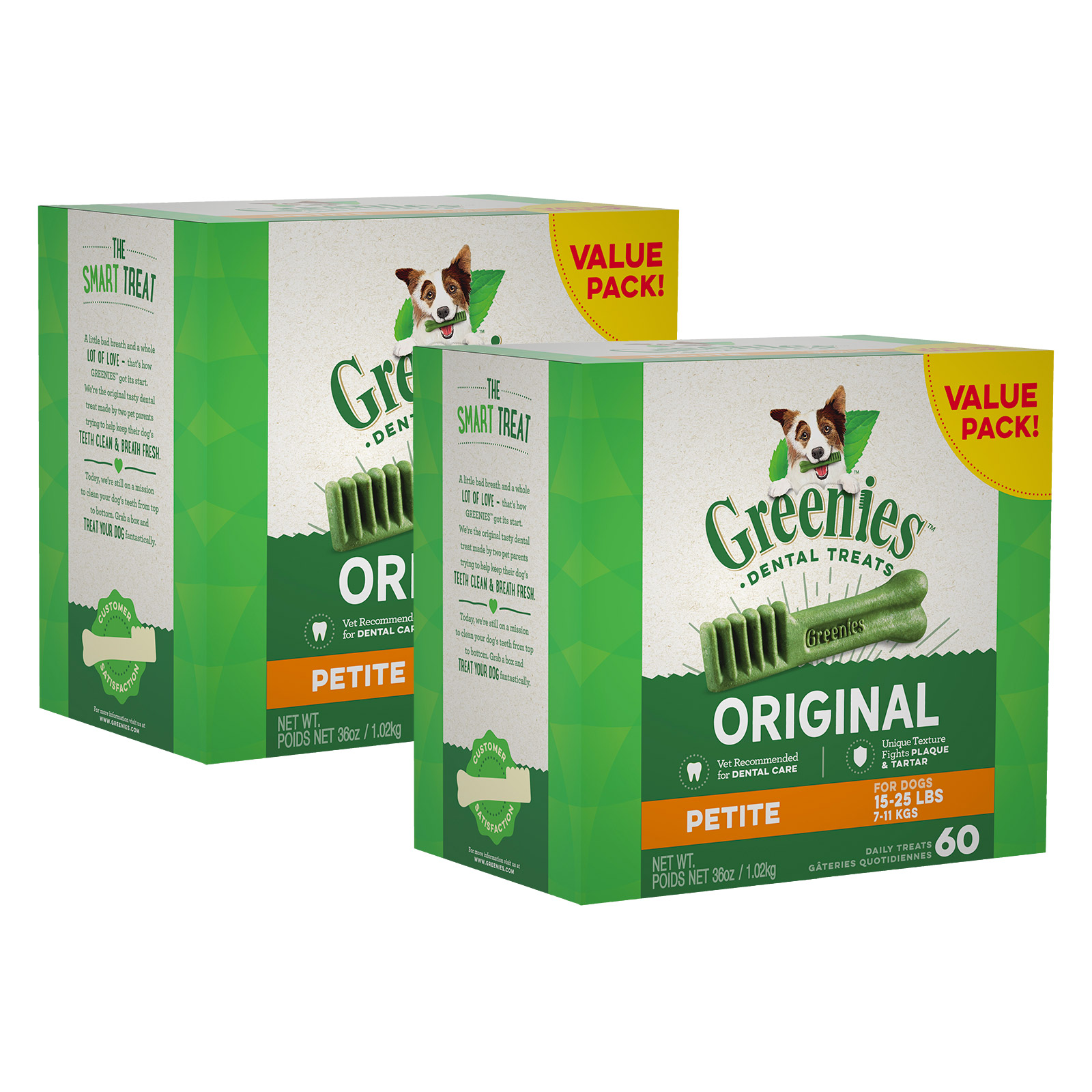 Greenies petite clearance 60 count