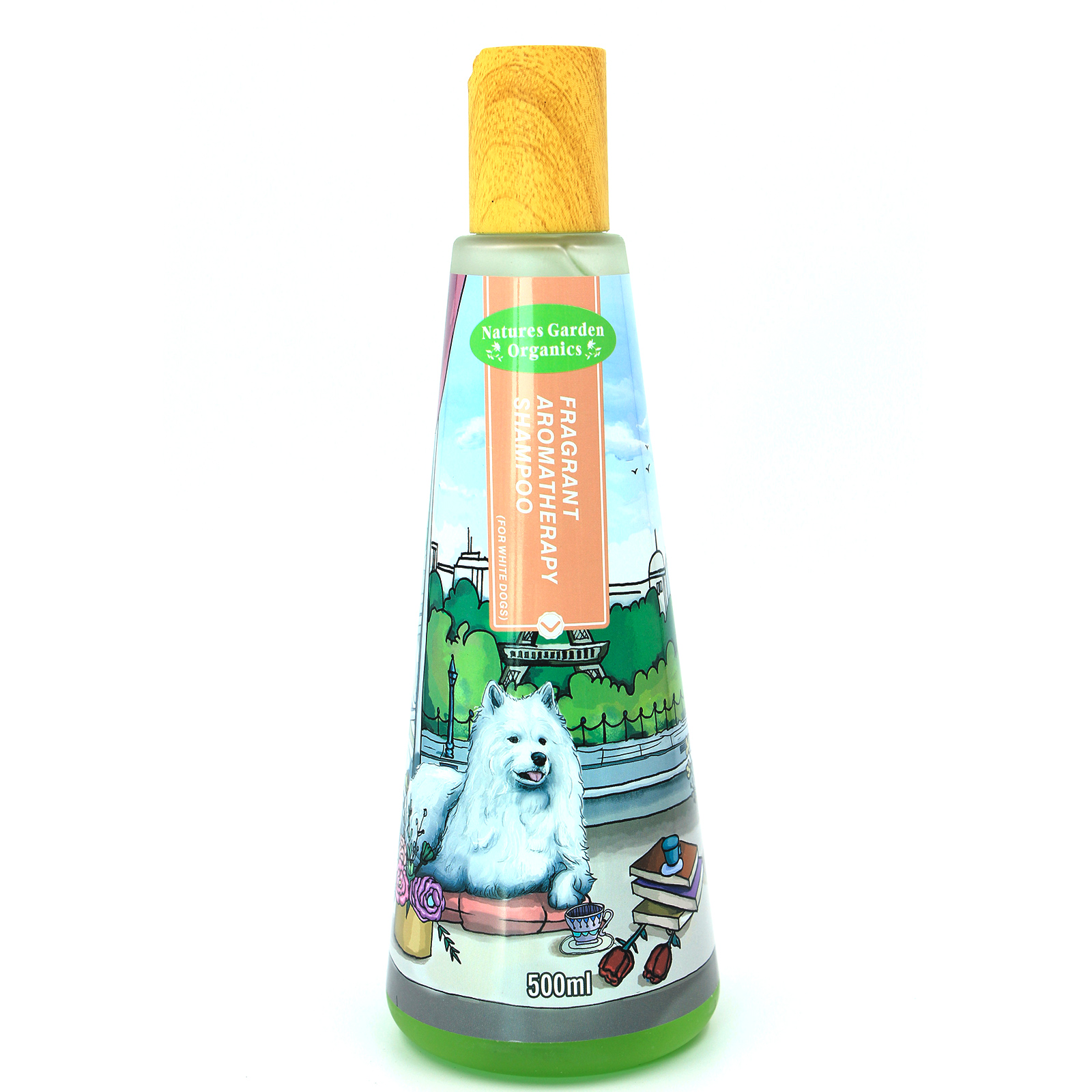 Natures Garden Organics Fragrant Aromatherapy White Dog Shampoo For