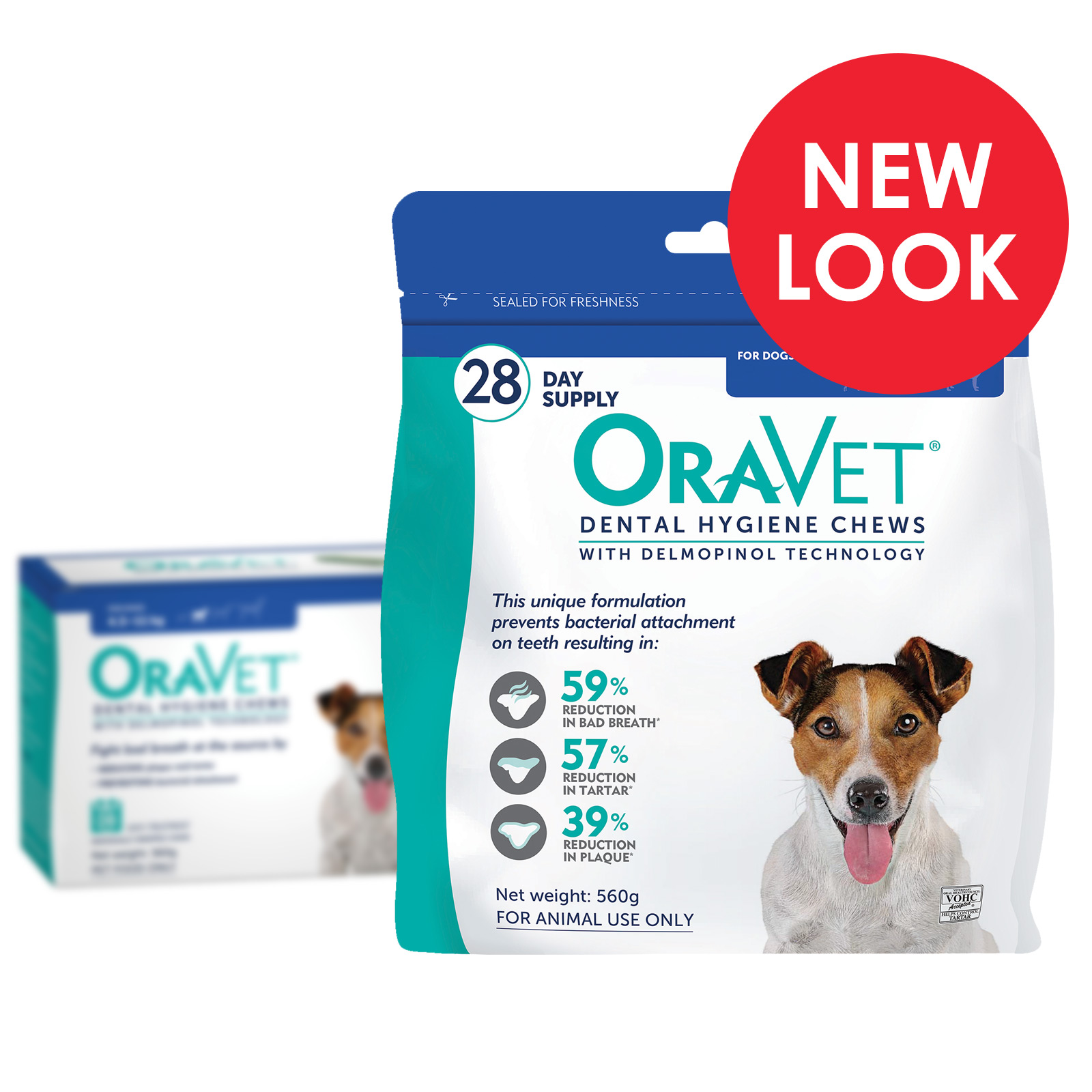 OraVet Dental Chews Small Dogs 4.5 11kg 28 Days Treatment 45.77