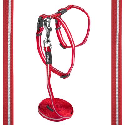 Rogz Alleycat Harness And Lead Set Red 8mm Width For Kittens And Small Cats