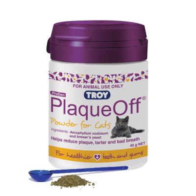 Troy ProDen PlaqueOff Powder For Cats Purple 40gm 55.35