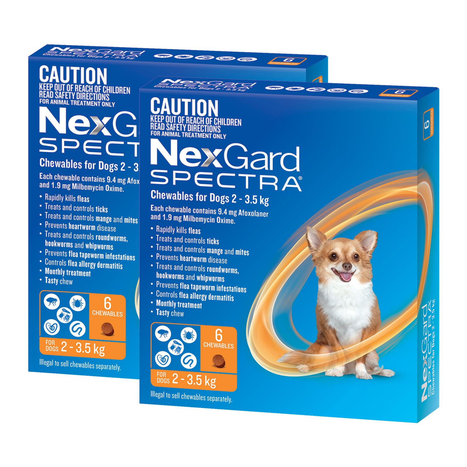 Nexgard small sales 6 pack