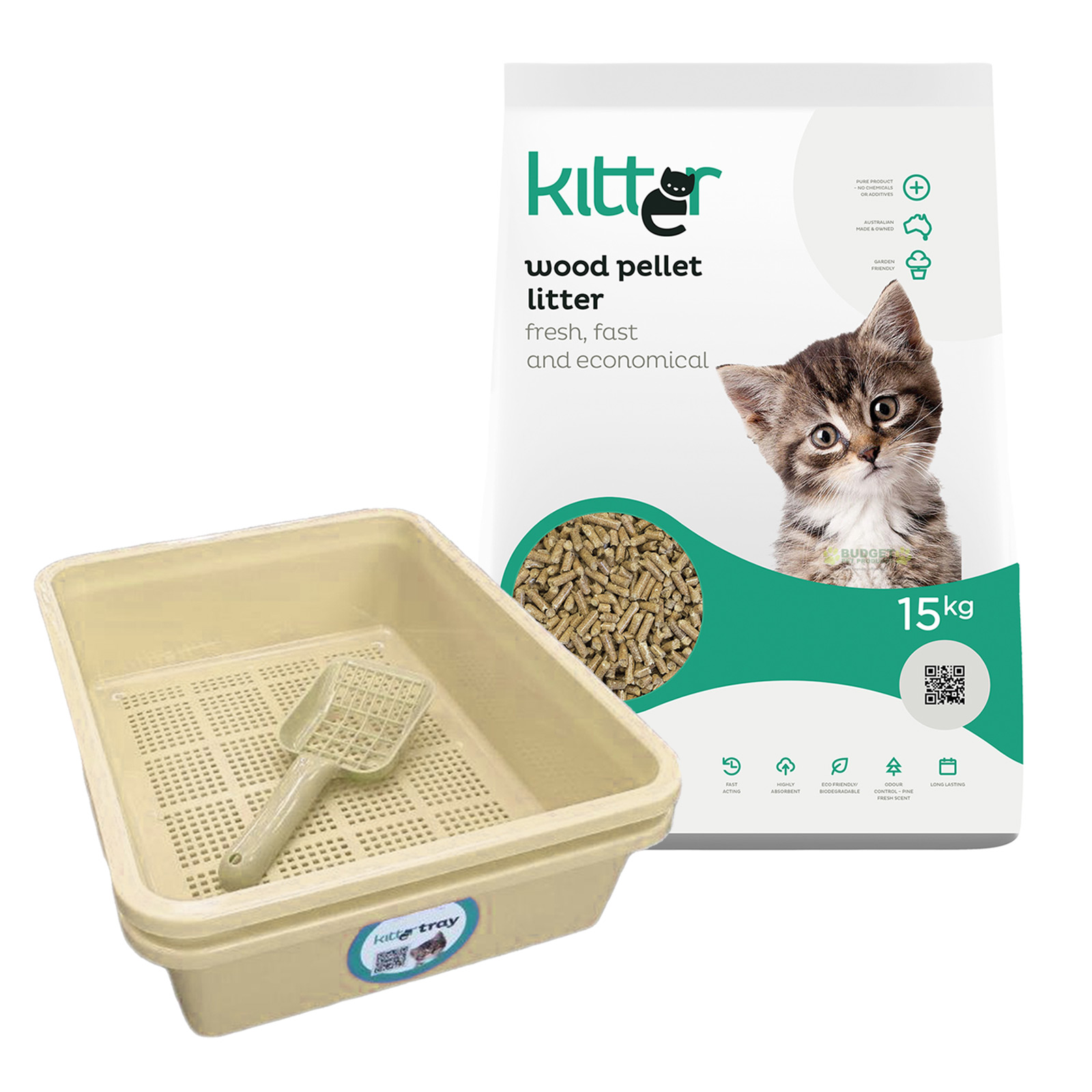 Kitter wood 2025 pellet cat litter