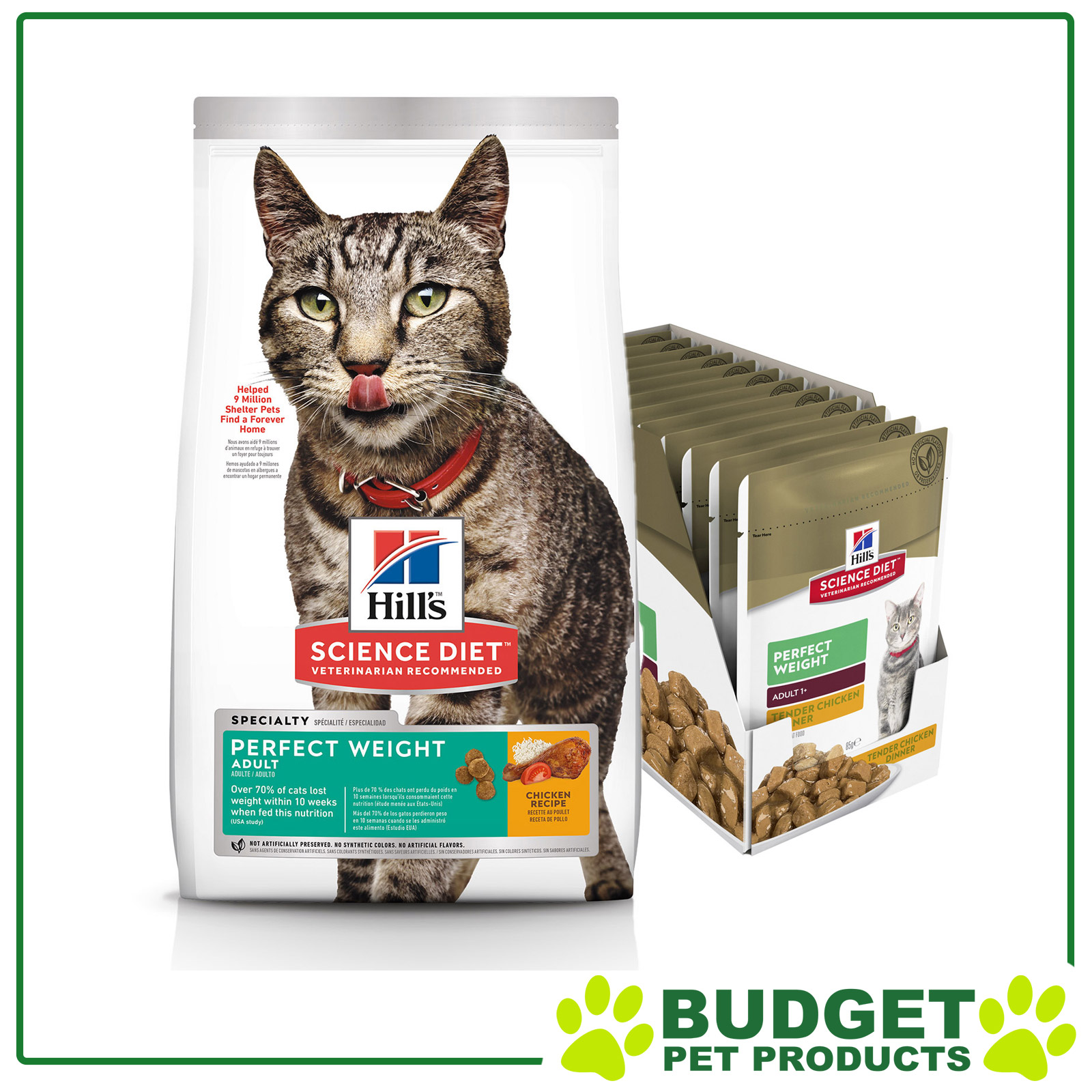 Hill's science diet perfect outlet weight wet cat food