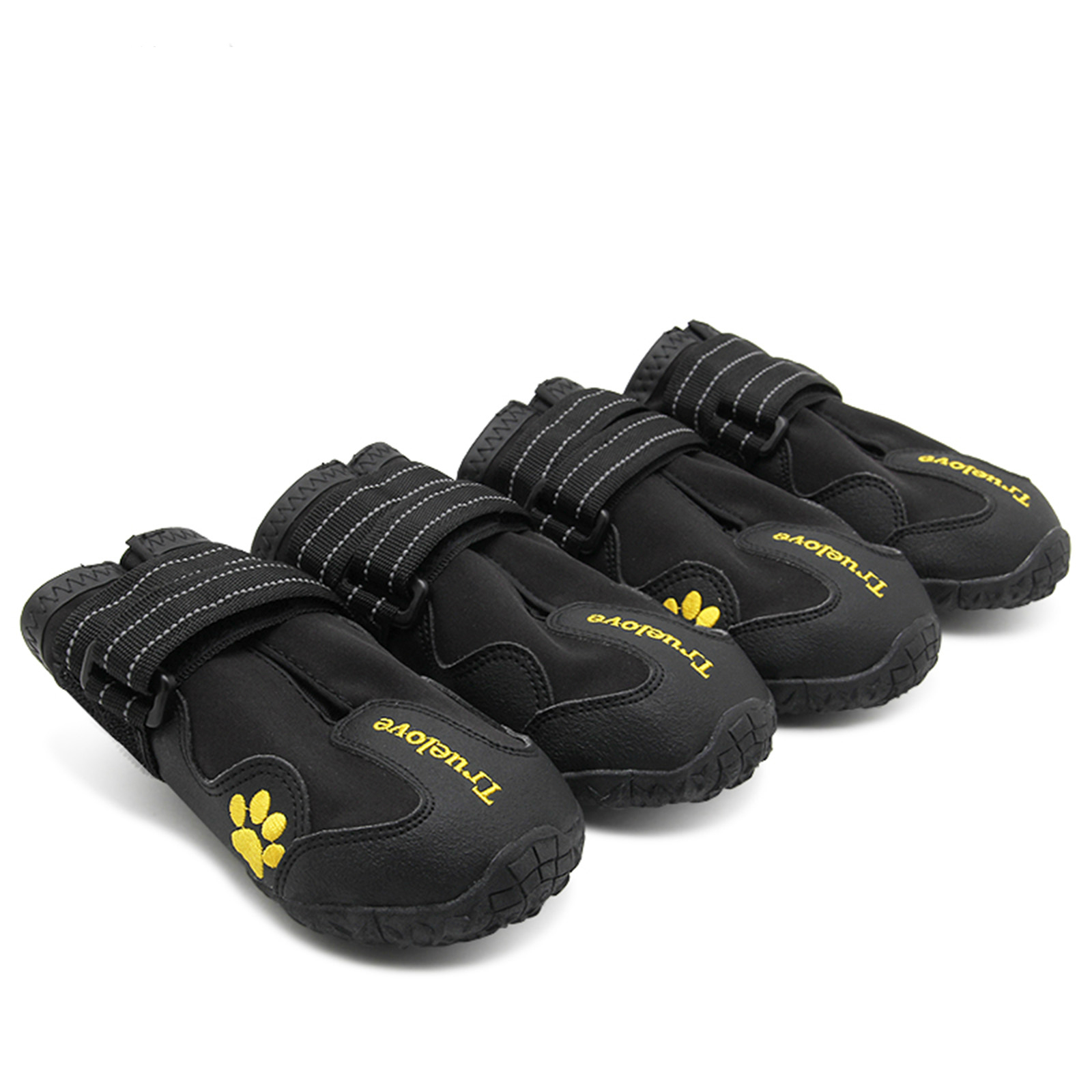 Black 2025 dog shoes