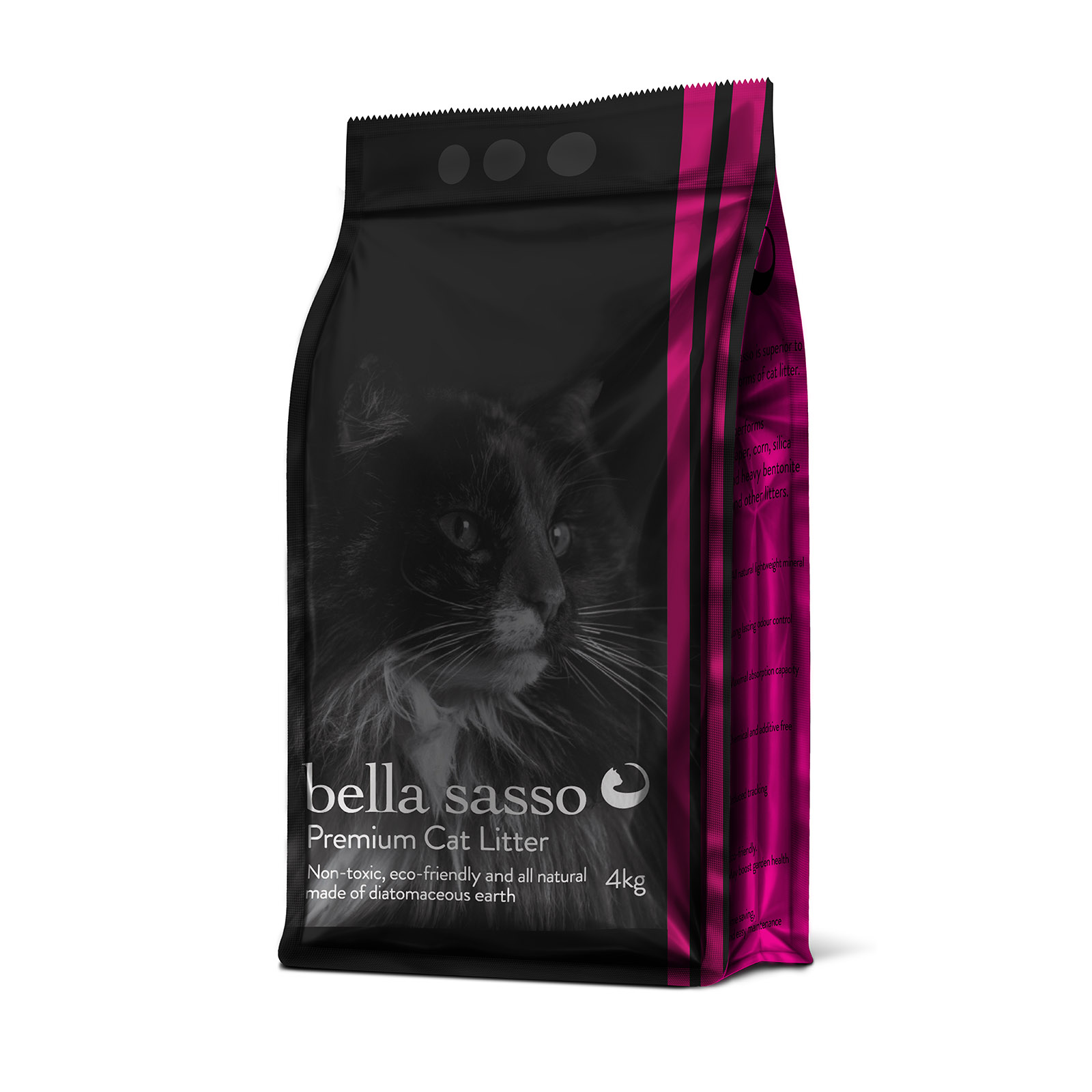 Bella Sasso Premium Natural Cat Litter 4kg 22.66