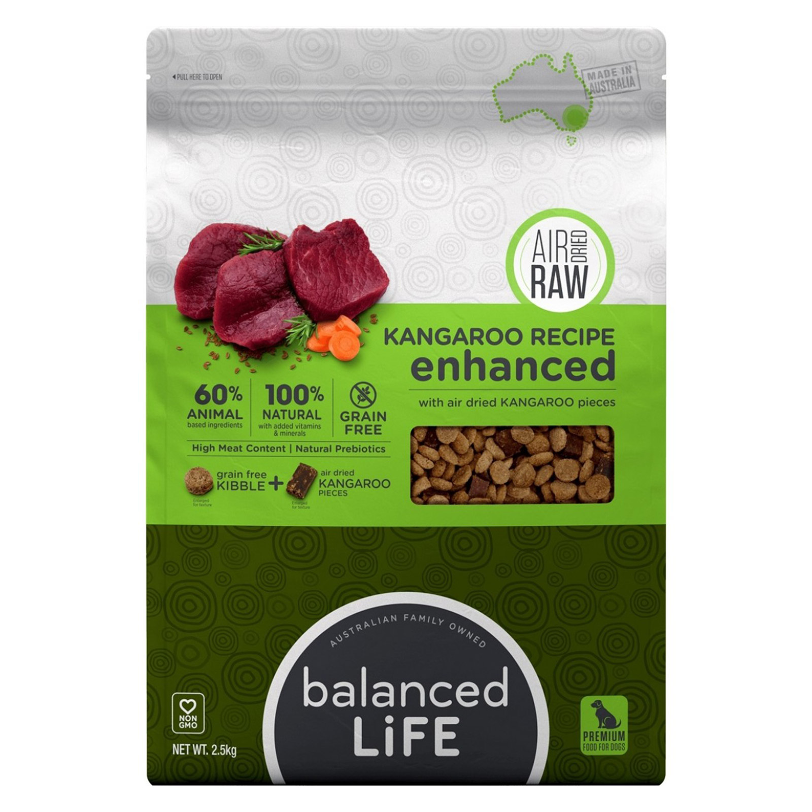 Balanced life air store dried dog food