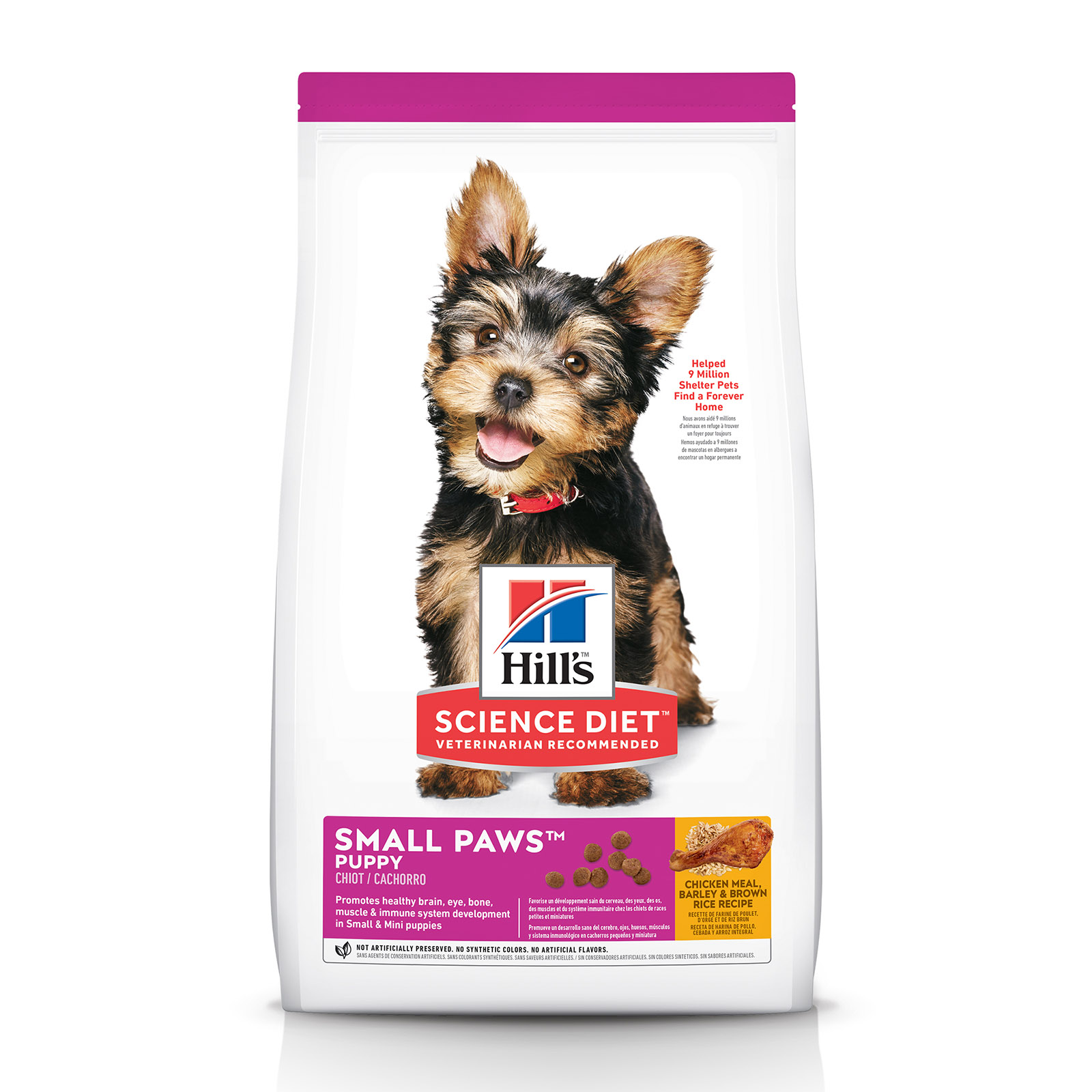 Hills Science Diet Small Paws Chicken Meal Barley Brown Rice Recipe ...