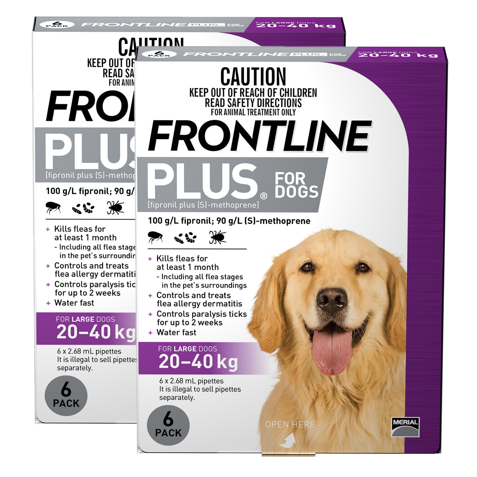 Frontline plus hot sale for big dogs