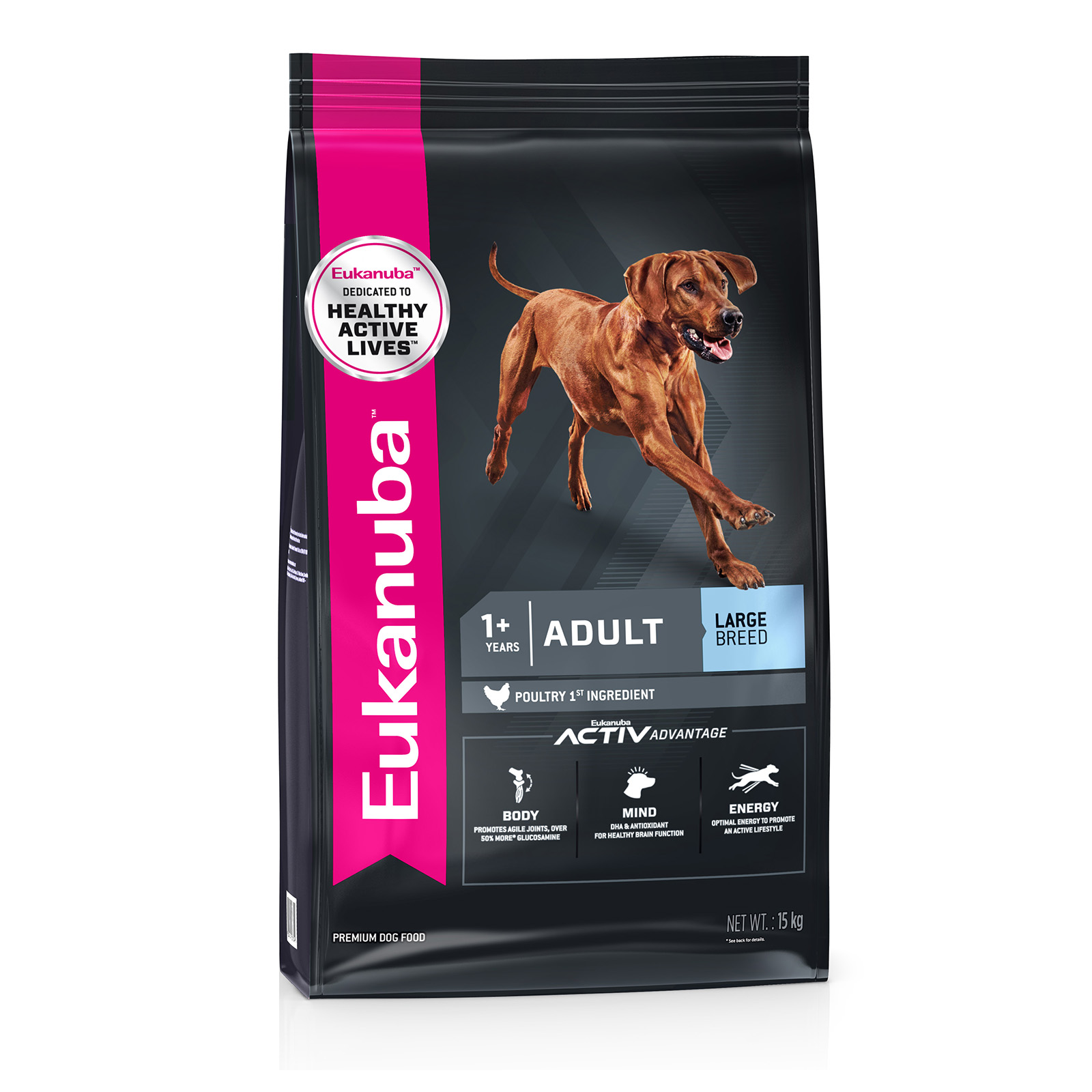 Eukanuba Large Breed Adult Dry Dog Food 15kg 106.99