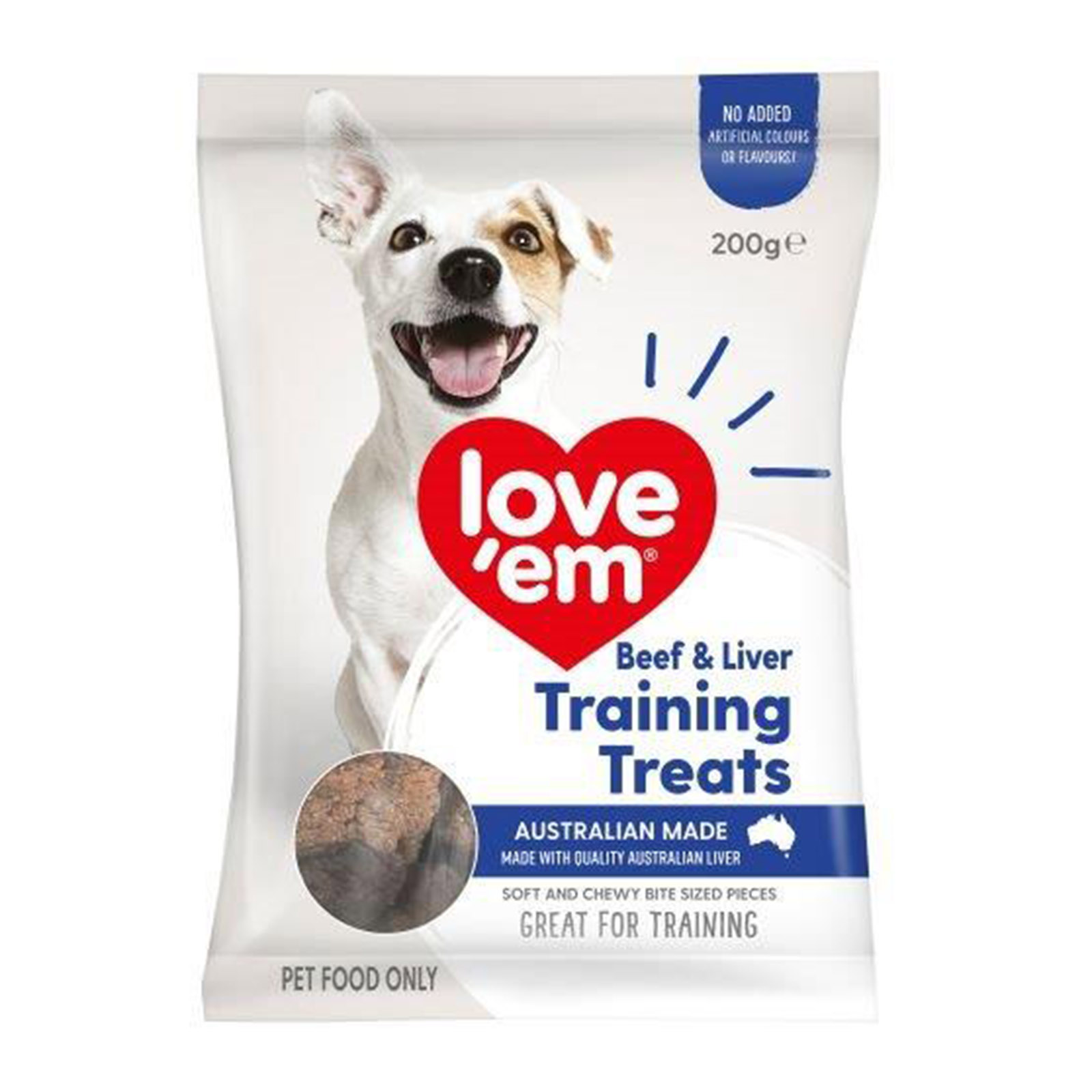 Love Em Beef Liver Training Treats For Dogs 200gm 3.99