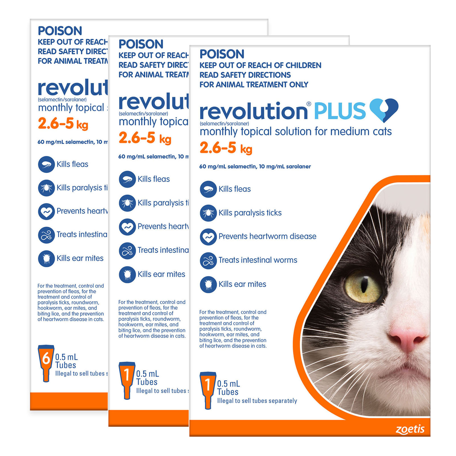 Revolution plus orange sales for cats