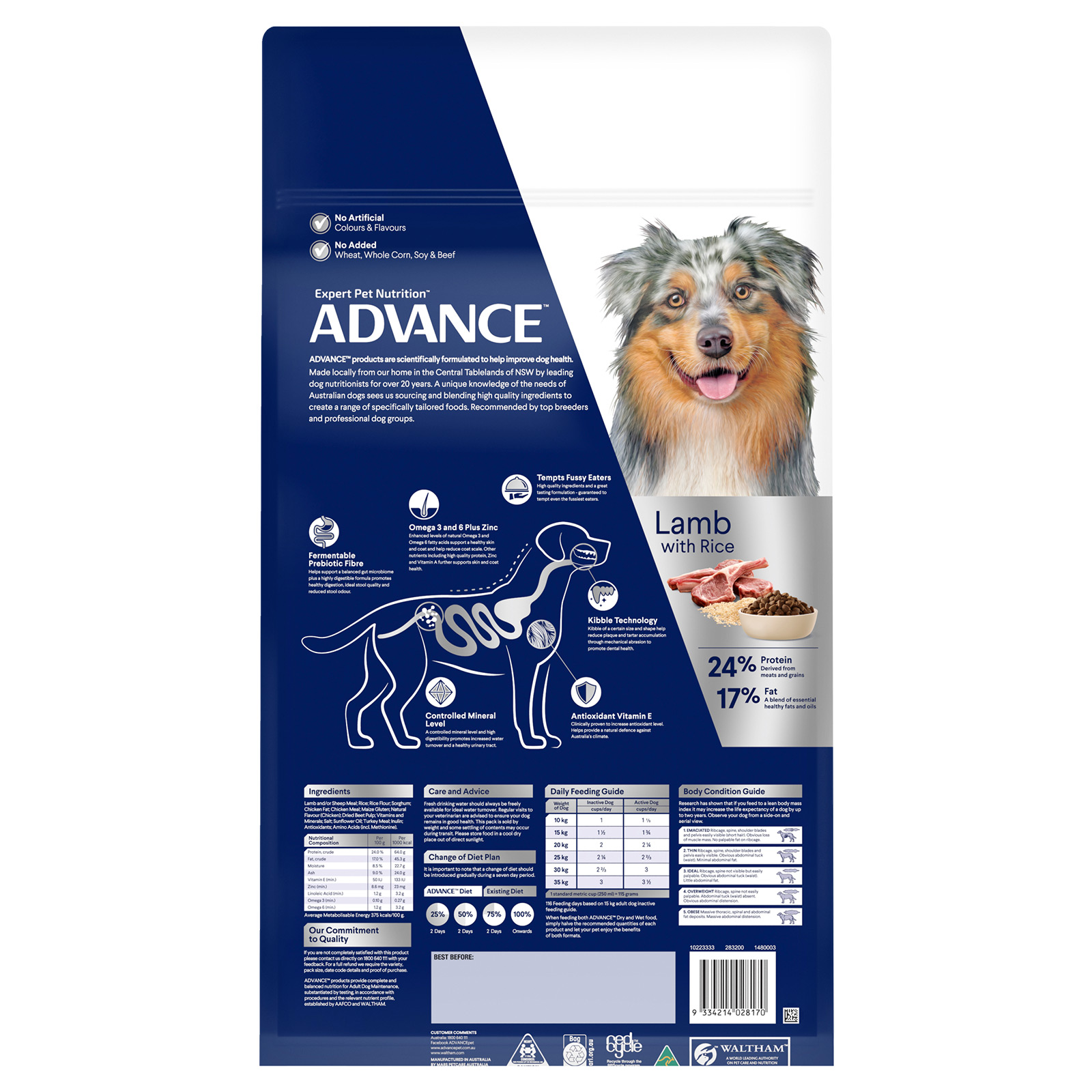 Dog Adult Medium Breed Lamb & Rice main image 0