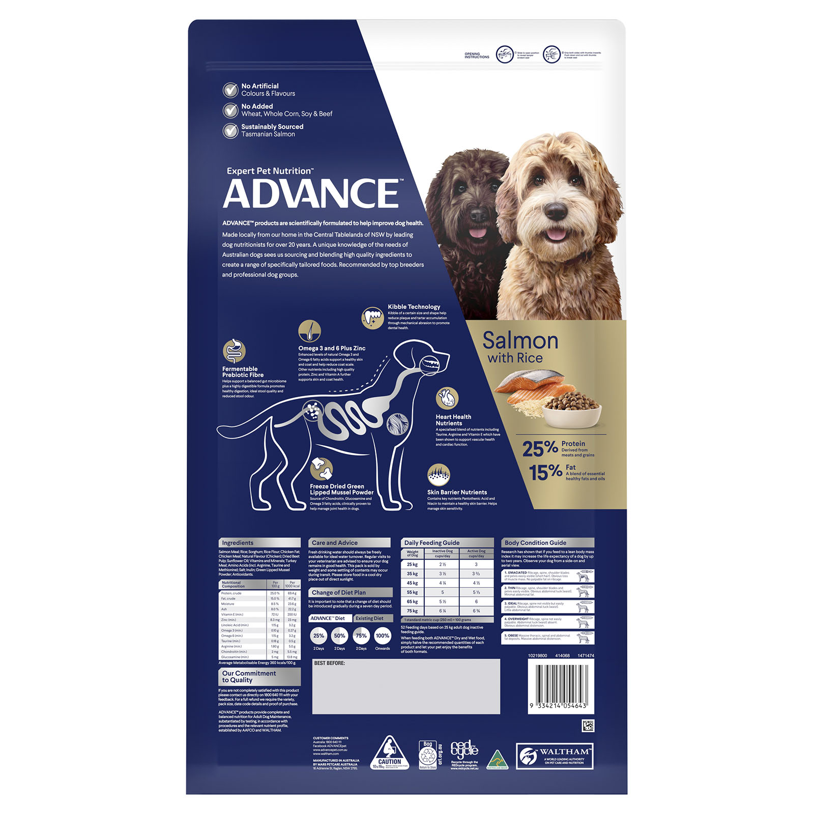 Advance adult 2024 large breed