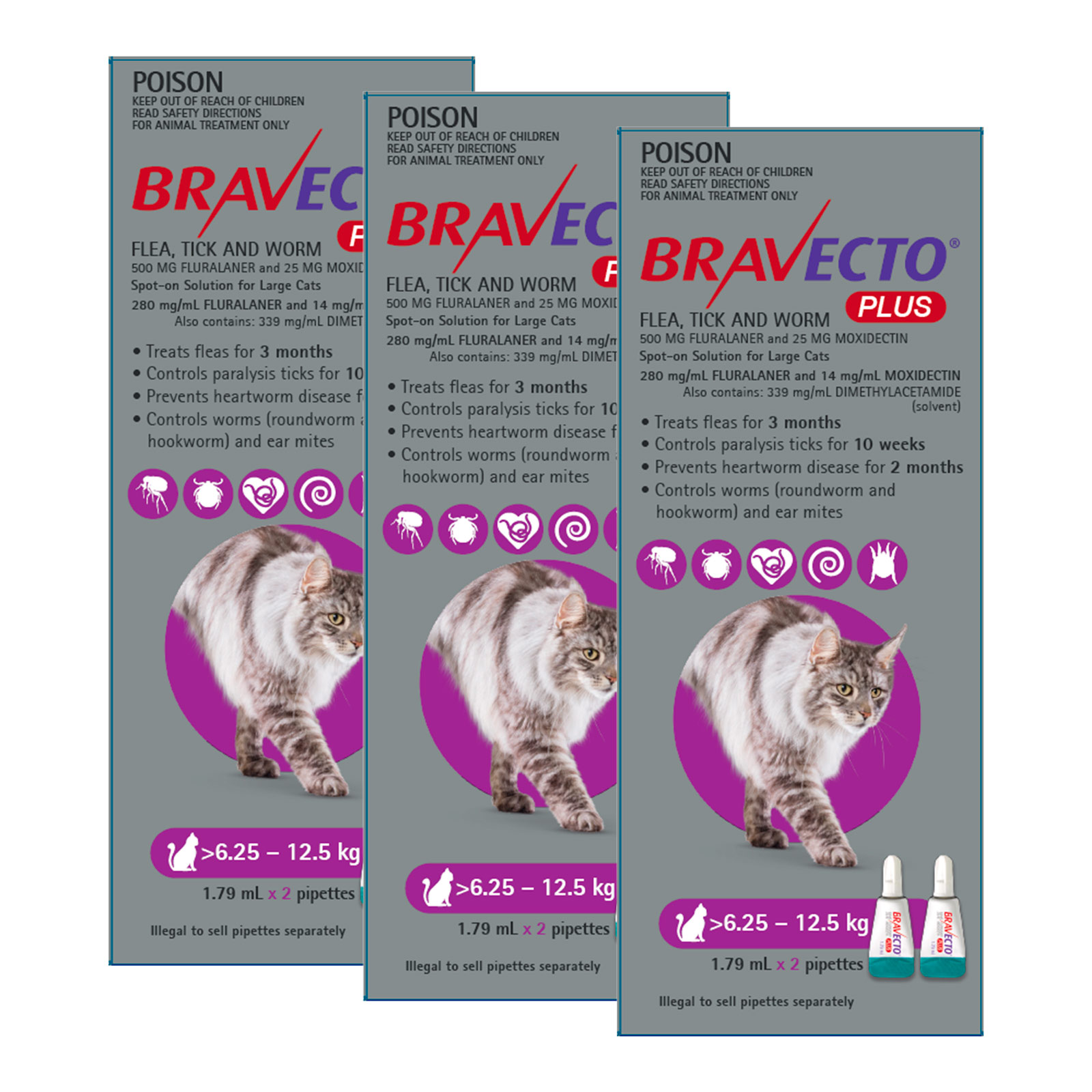 Bravecto for hot sale large cats