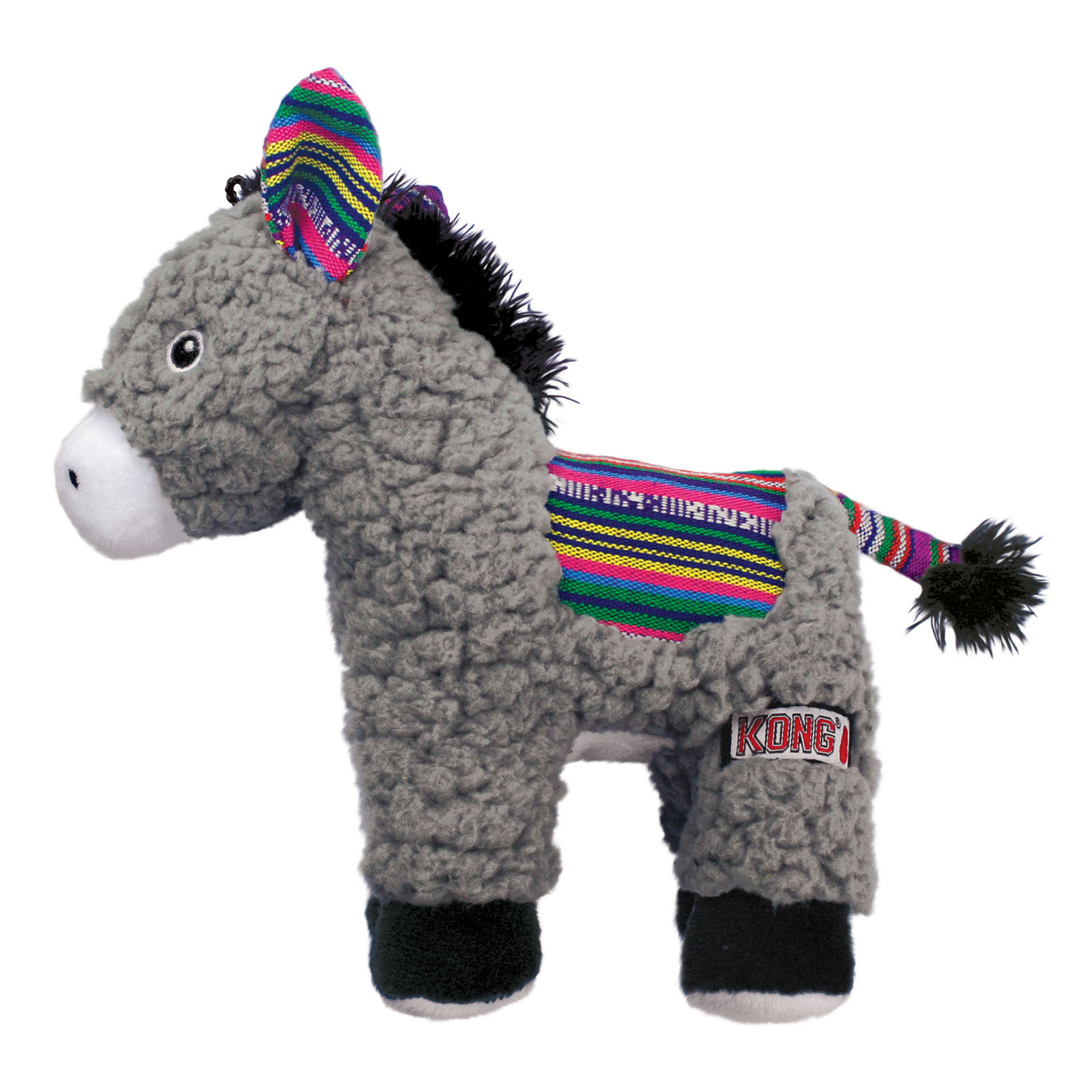 KONG Sherps Donkey Plush Crinkle Squeak Toy For Dogs 16.83