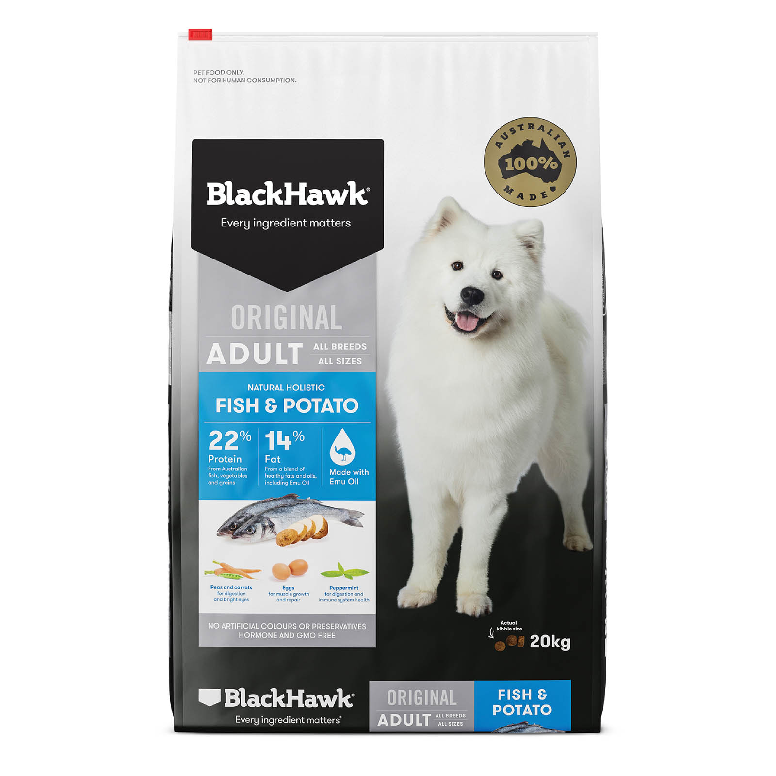 Black hawk outlet dog food