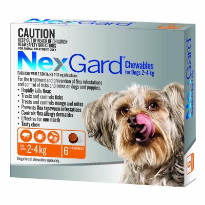 Interceptor Spectrum For Dogs Up To 4kg Brown 3 Chews 27.68