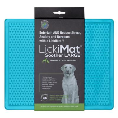 LickiMat Variety Pack Slow Feeder Cat Lick Mat, Green & Turquoise, 2 count
