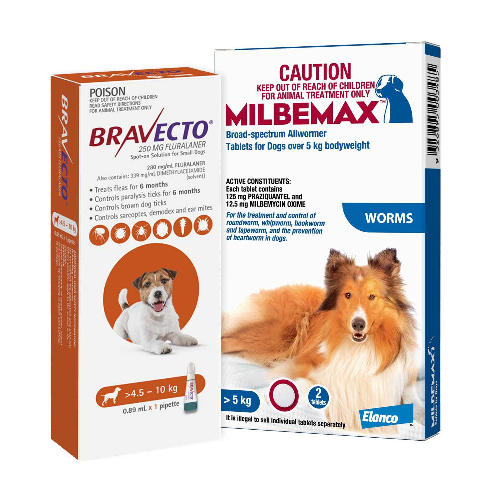 Milbemax flea treatment for dogs best sale