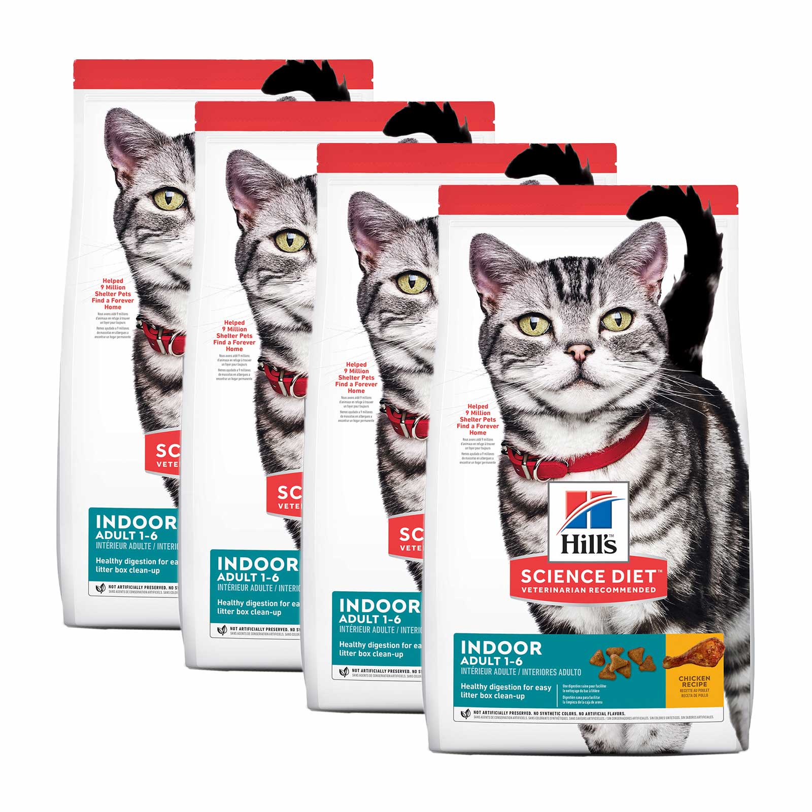 Hills Science Diet Indoor Chicken Recipe Adult Dry Cat Food 16kg 227.99