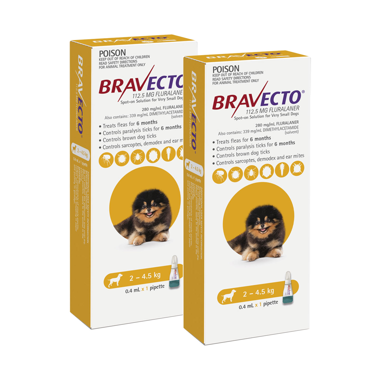 Bravecto for dogs 2 hot sale pack