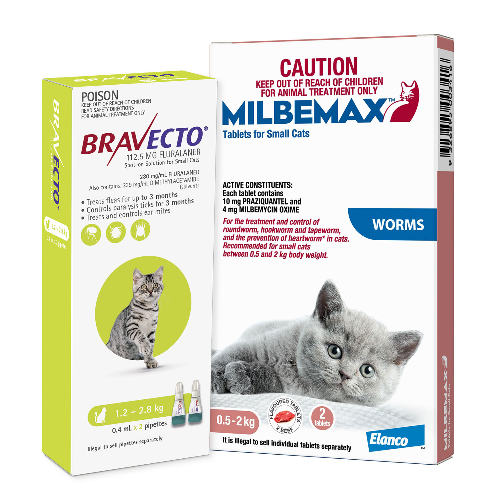 Milbemax shop and bravecto