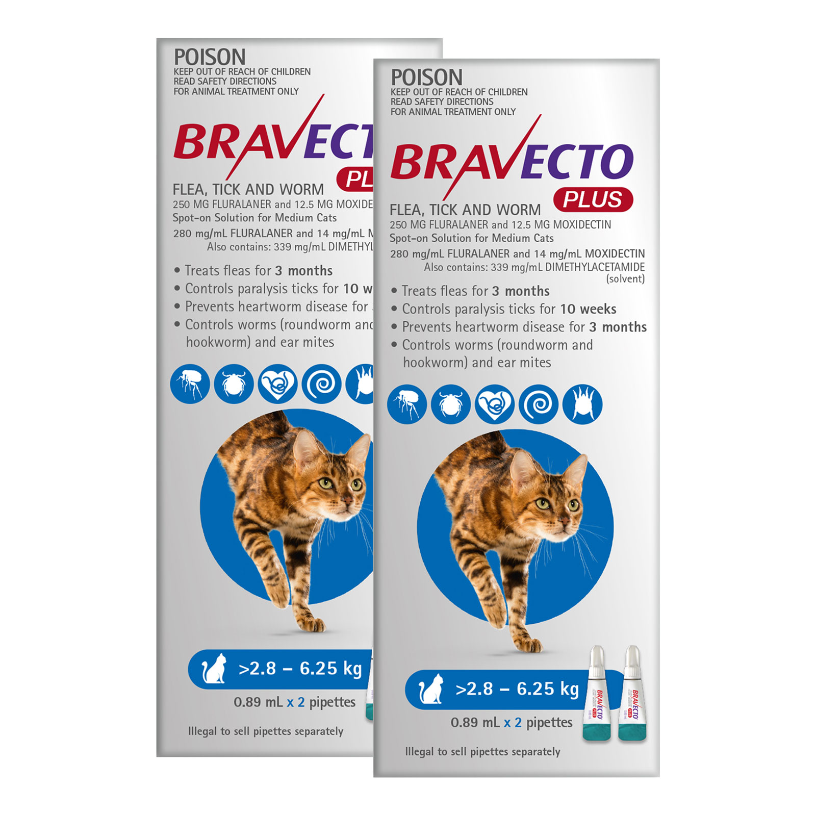 Bravecto clearance 4 pack