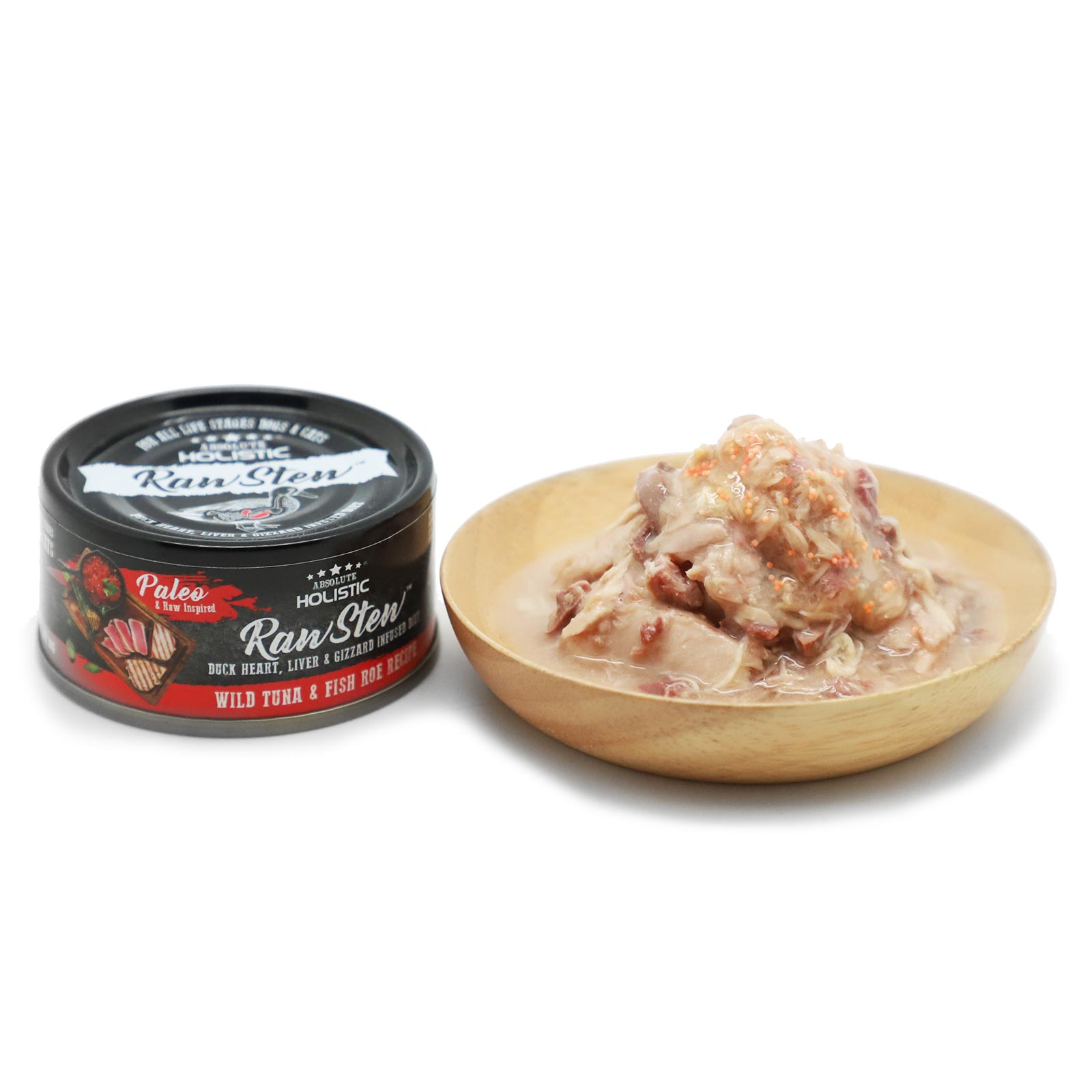 Absolute Holistic Grain Free Raw Stew Wild Tuna And Fish Roe