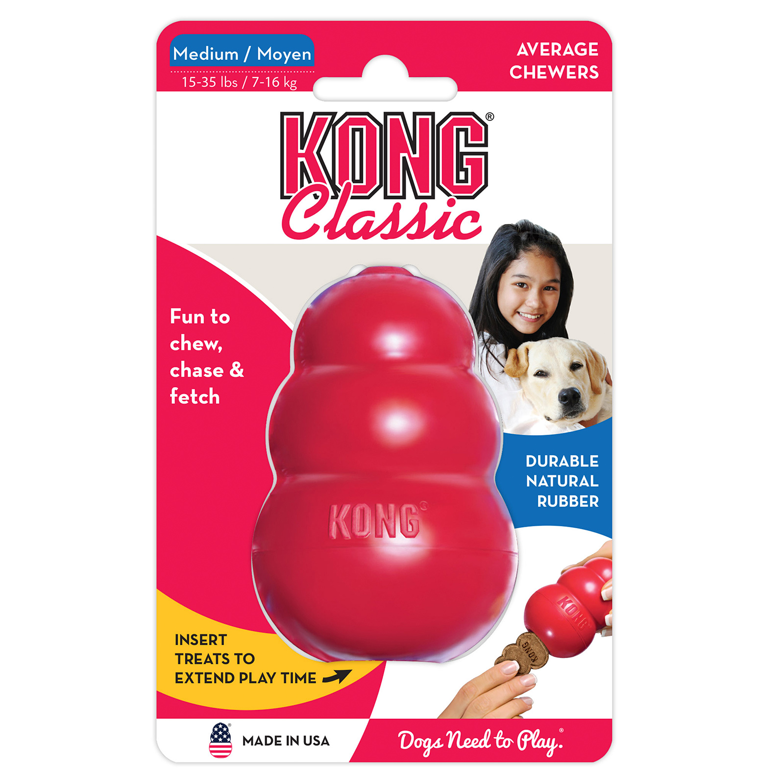 KONG Classic Medium Bundle Of Fun Toy Pack For Dogs 27.14