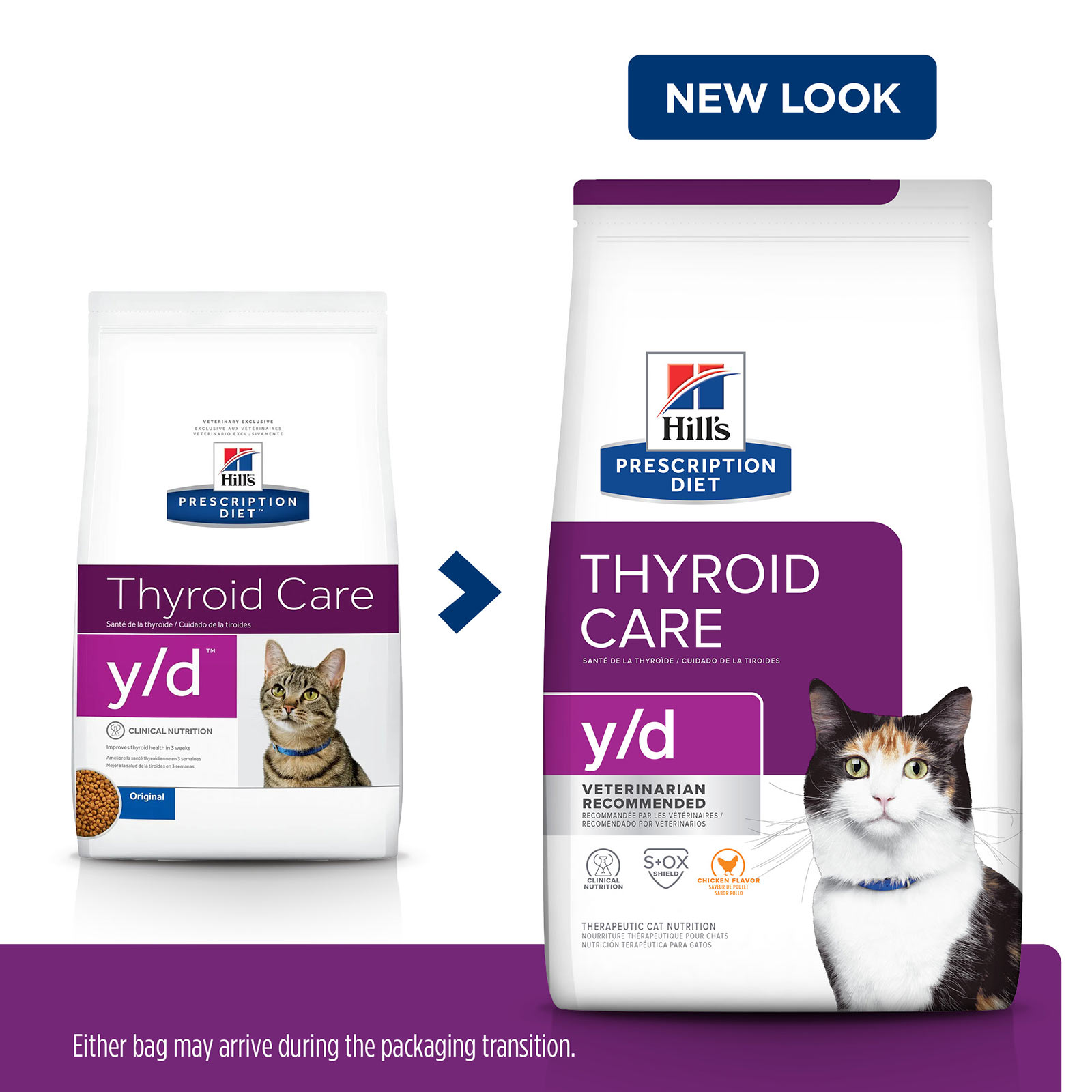 Hills Prescription Diet Feline yd Thyroid Care Original Dry Cat