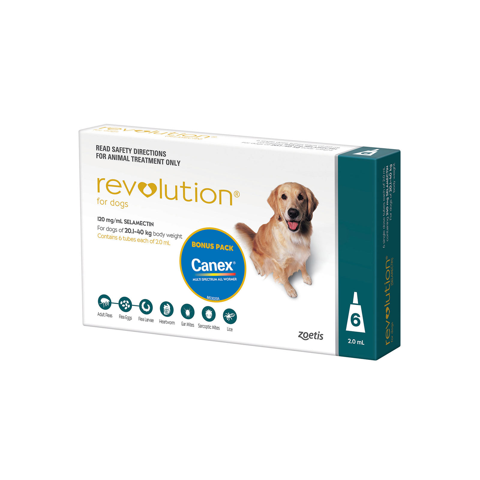 Pet supply heartworm revolution clearance dogs