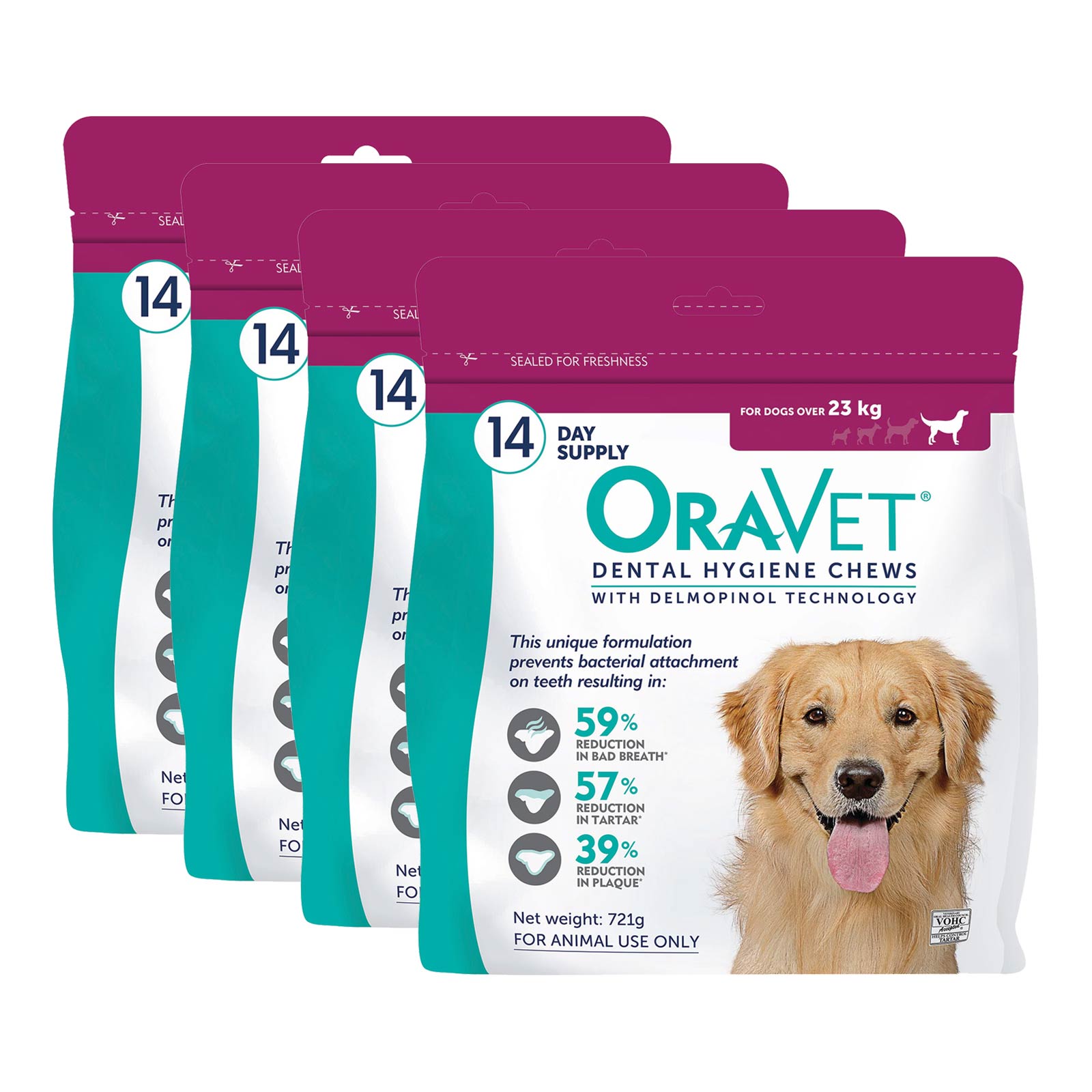 OraVet Dental Chews Large Dogs Over 23kg 56 Days Treatment 176.99