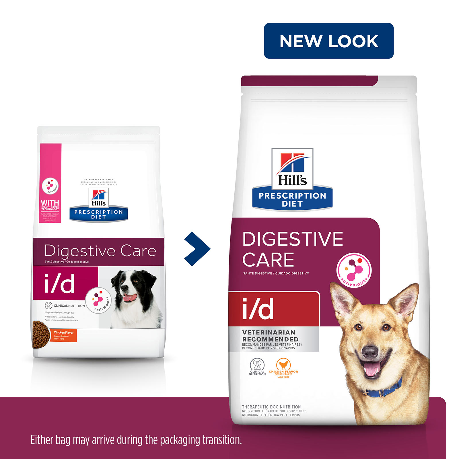 Hills Prescription Diet Canine id Digestive Care Chicken Dry Dog Food 3.85kg 95.45