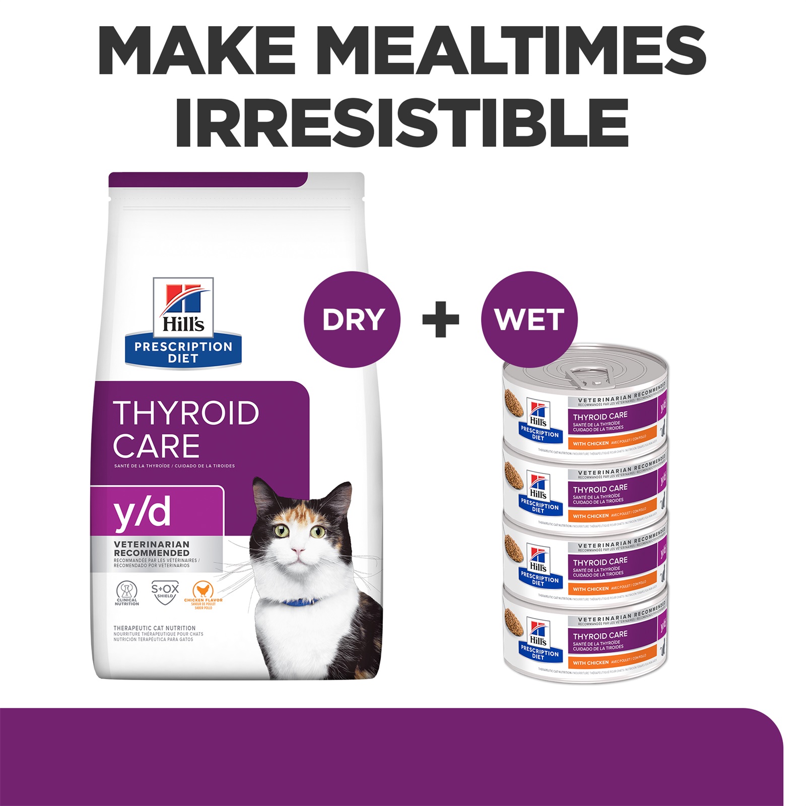 Science diet store thyroid cat food