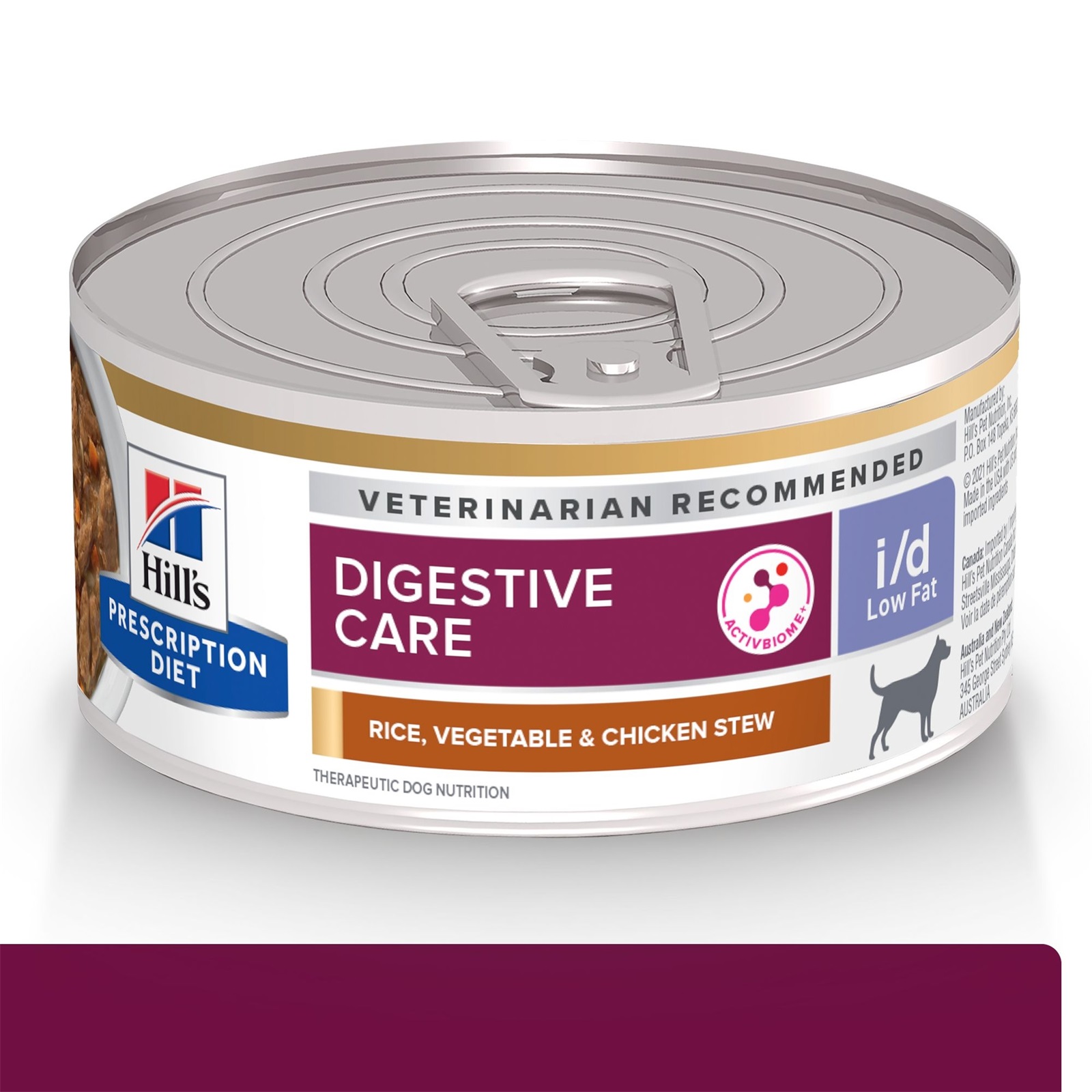 Hills Prescription Diet Canine id Digestive Care Low Fat Rice Vege ...