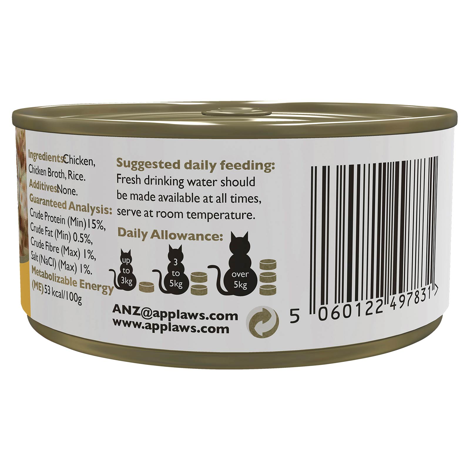 Applaws Chicken Breast Adult Canned Wet Cat Food 70g x 24 47.71