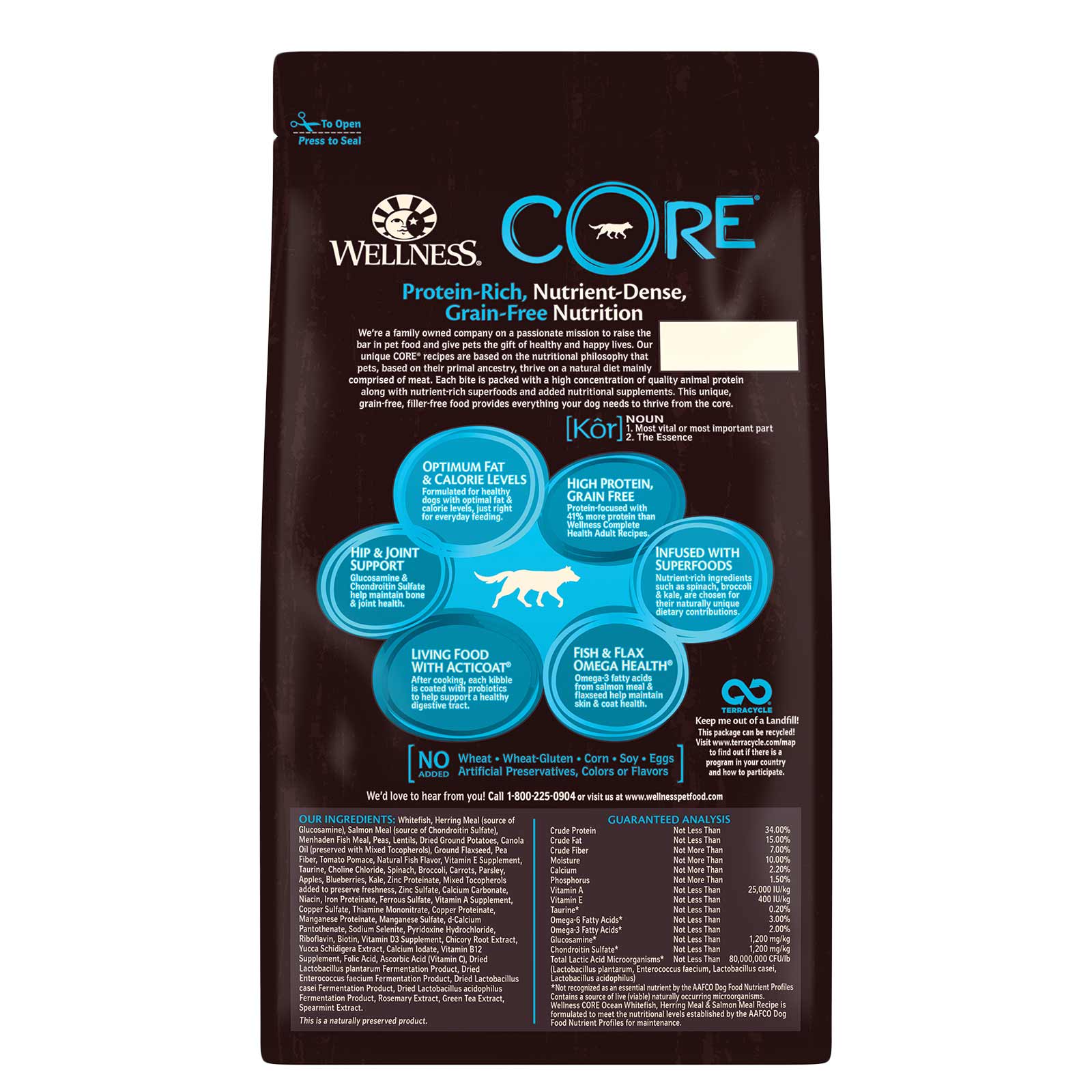 Wellness core hot sale large breed adult