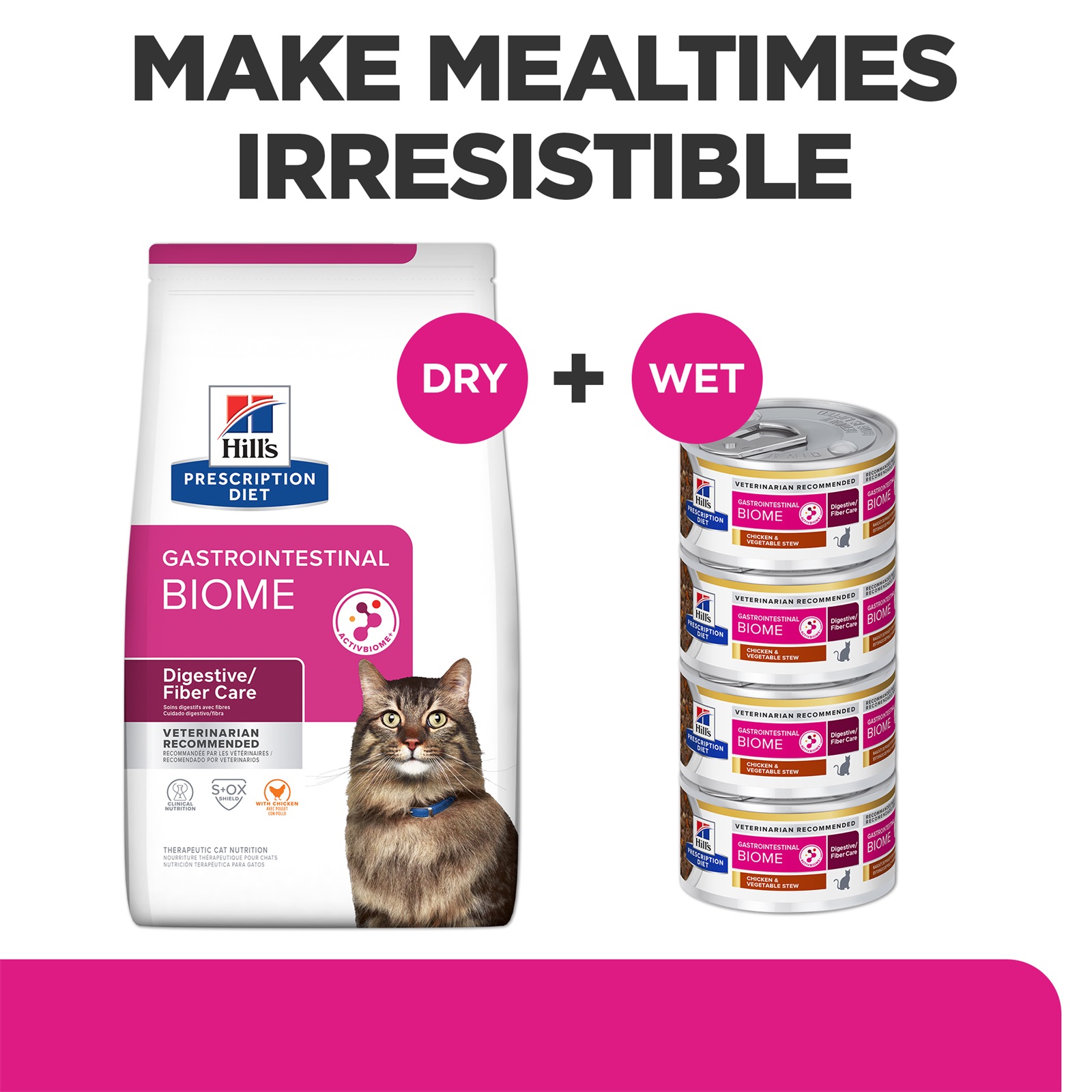 Hills Prescription Diet Feline Gastrointestinal Biome Digestive