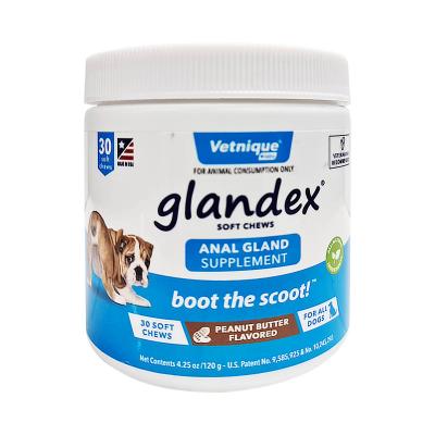 Glandex Anal Gland Support Soft Chews For Dogs 120 Pack - $134.95