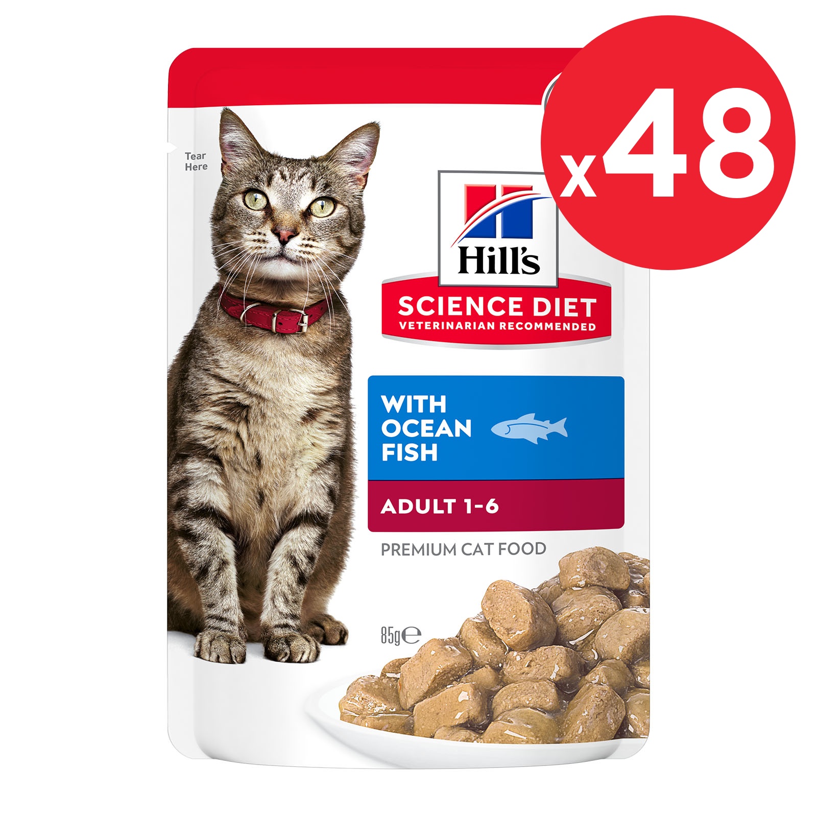 Hills Science Diet Optimal Care Ocean Fish Adult 1 6 Years Pouches