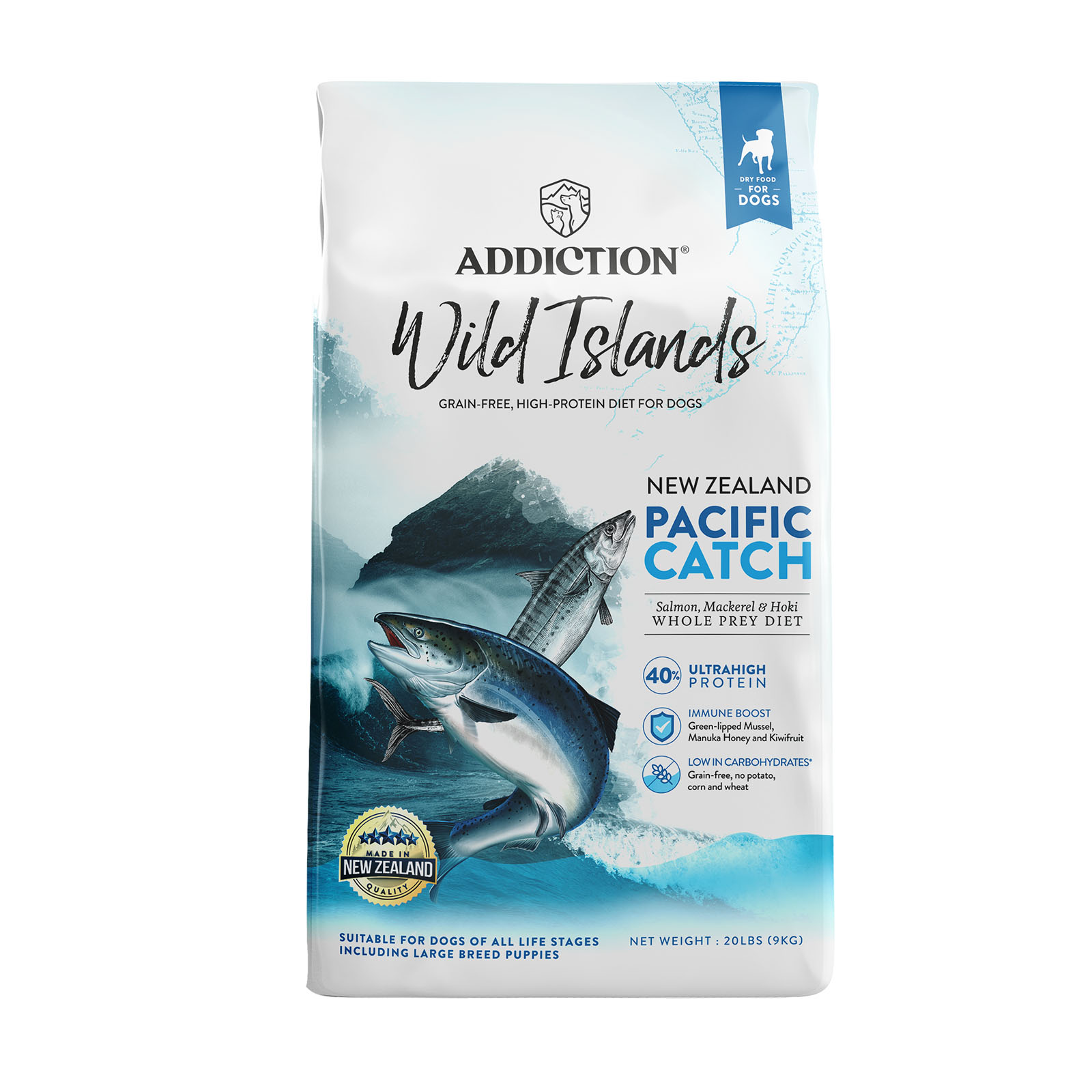 Addiction Wild Islands Pacific Catch Salmon Mackerel And Hoki